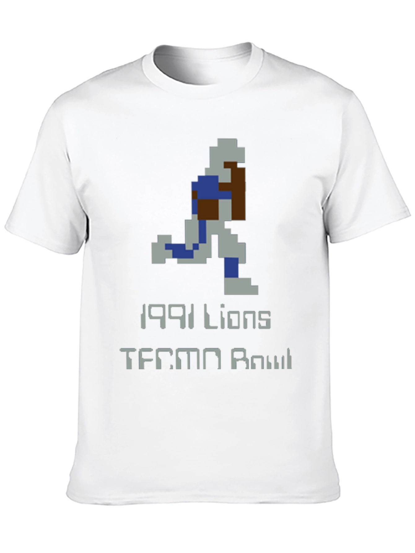 Retro 1991 Lions Tecmo Bowl T-Shirt