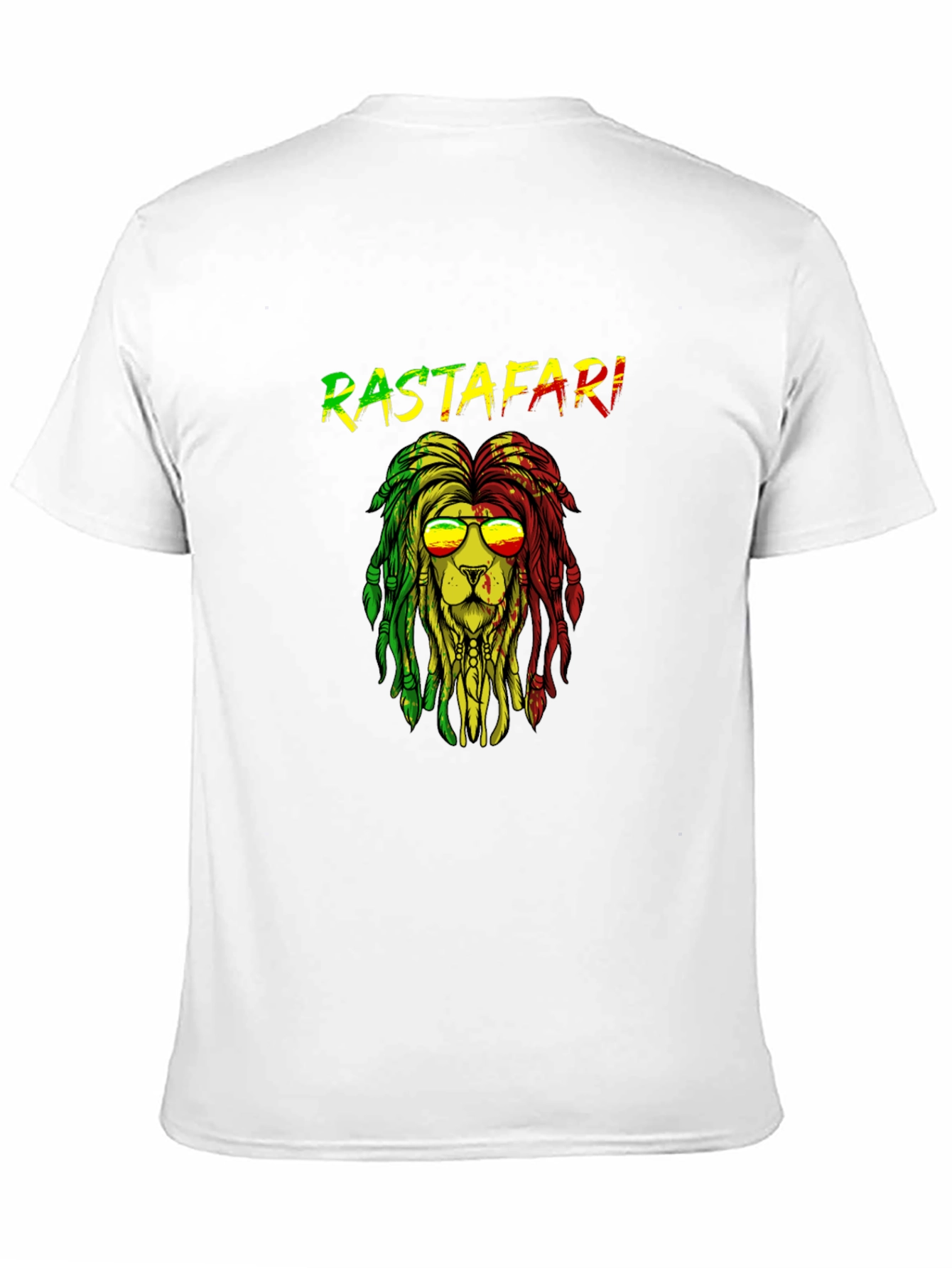 Rastafari Lion Graphic T-Shirt - Reggae Style