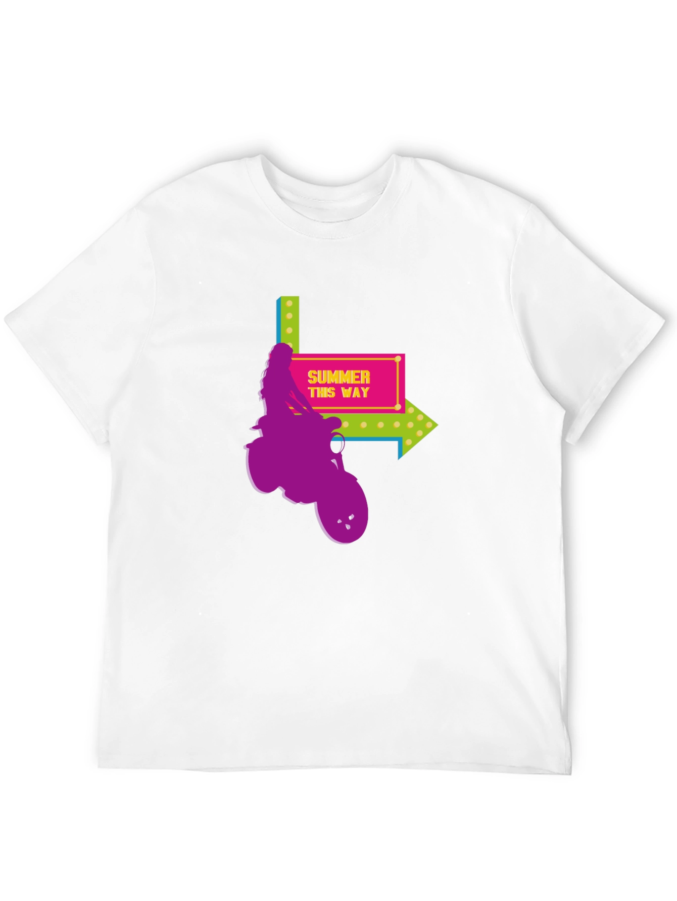Summer This Way Graphic Tee - Black