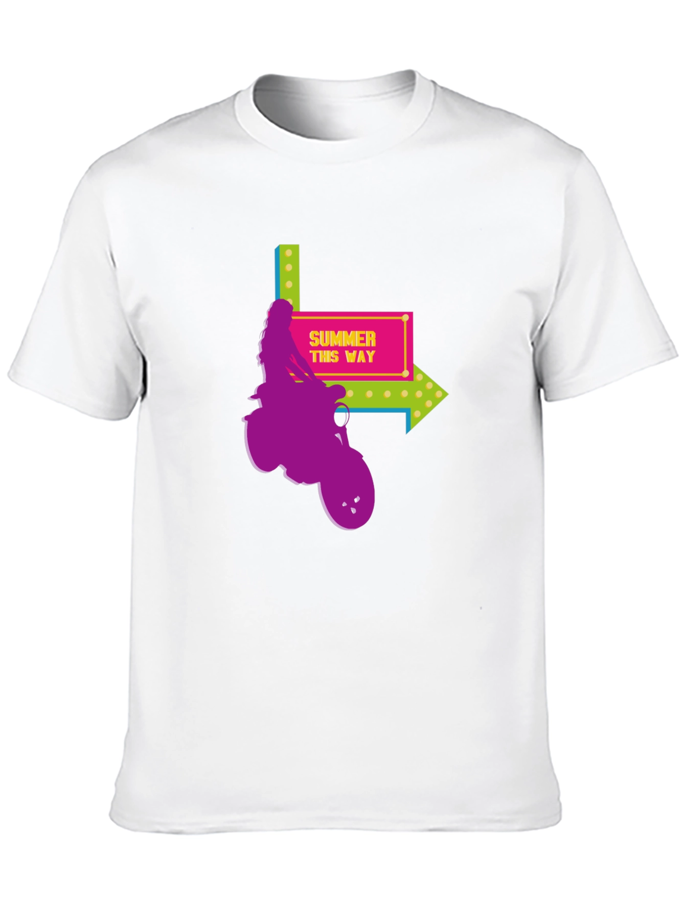 Summer This Way Graphic Tee - Black