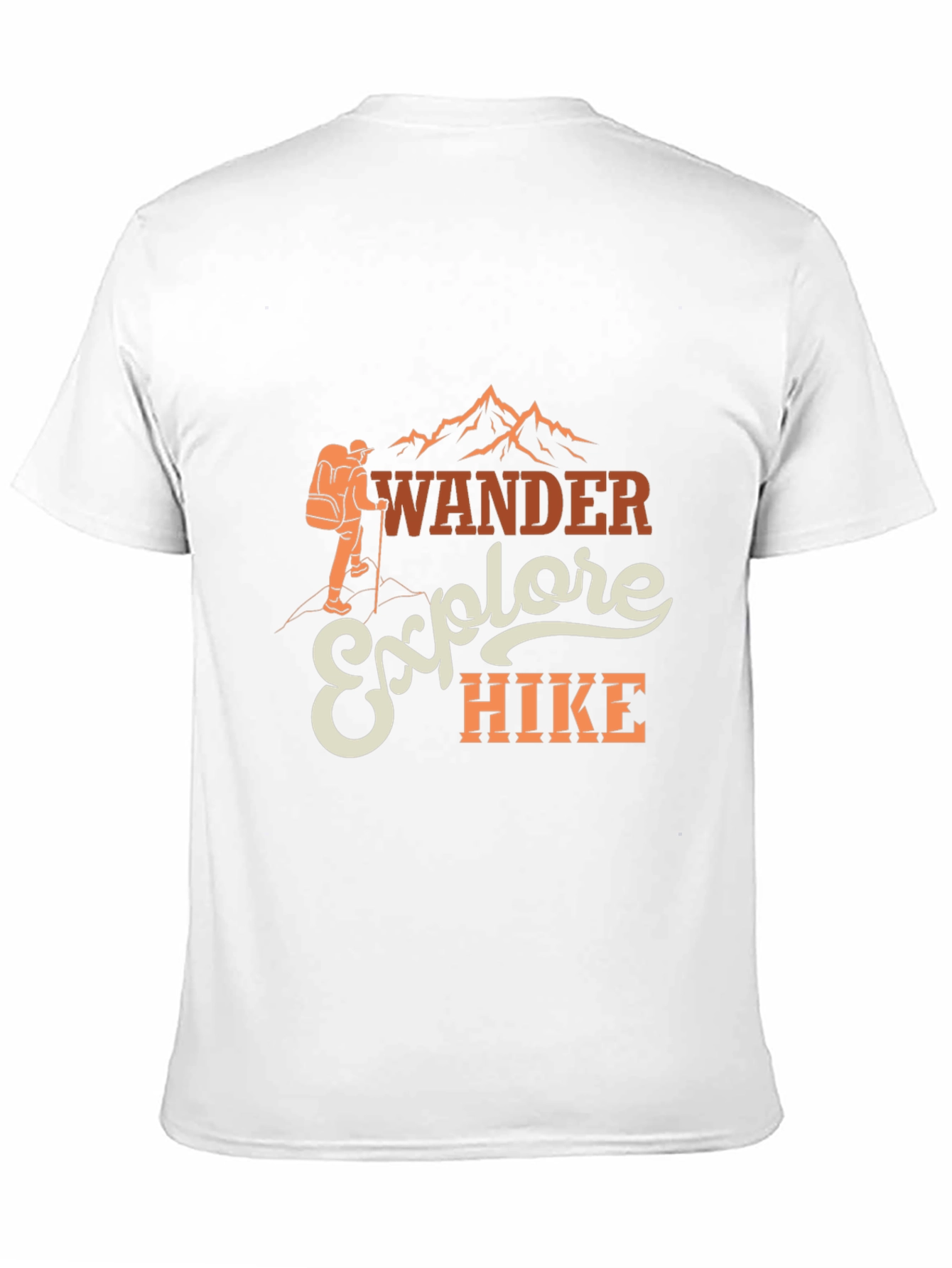 Wander Explore Hike T-Shirt - Outdoor Adventure