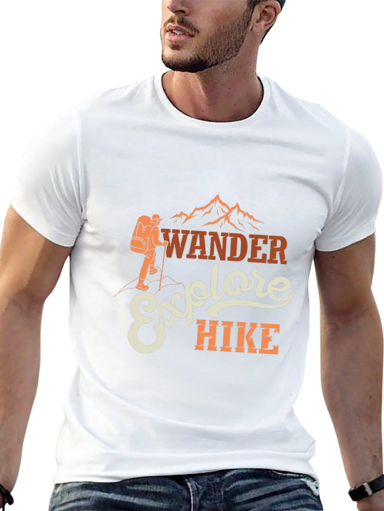 Wander Explore Hike T-Shirt - Outdoor Adventure