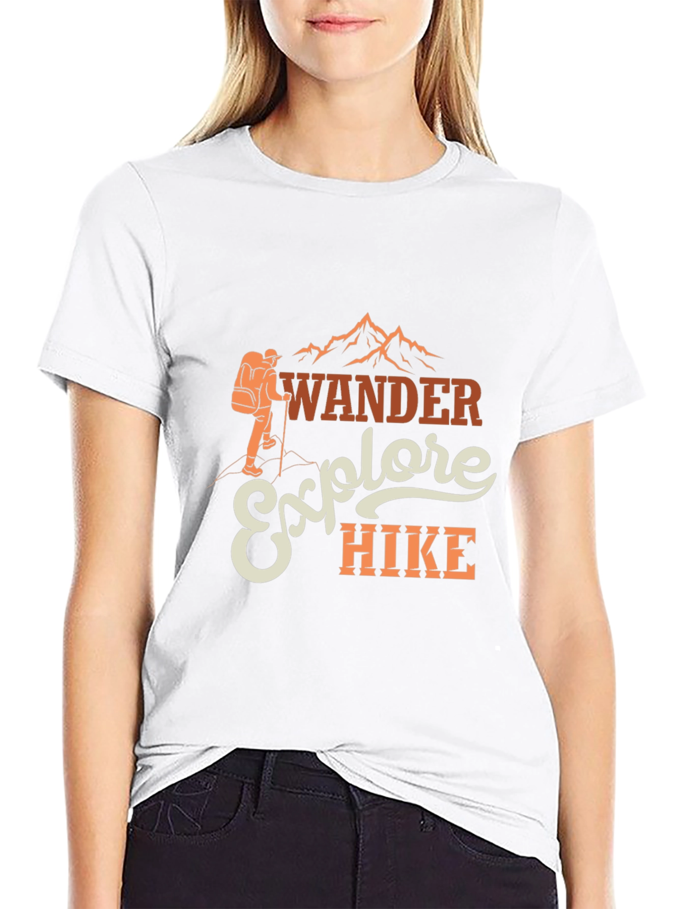 Wander Explore Hike T-Shirt - Outdoor Adventure