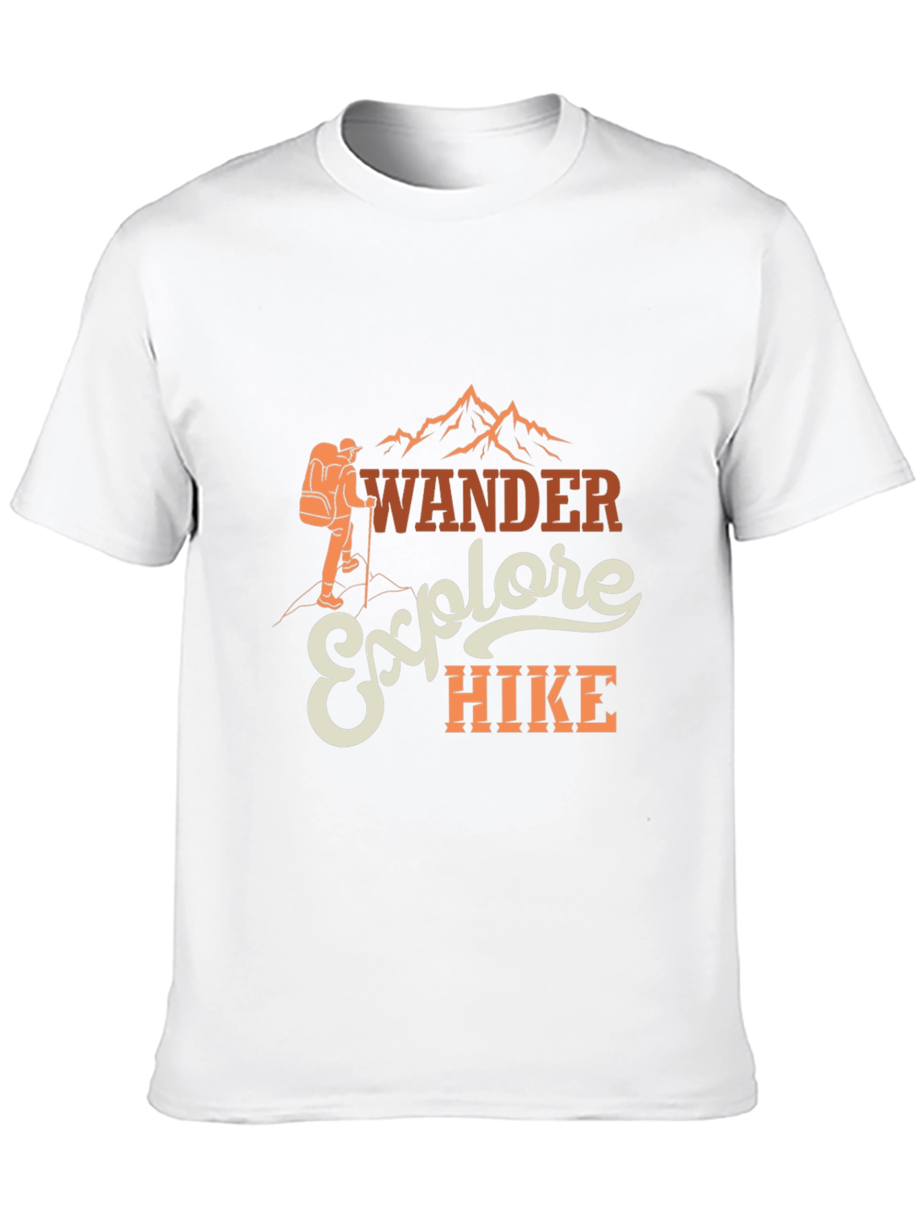 Wander Explore Hike T-Shirt - Outdoor Adventure