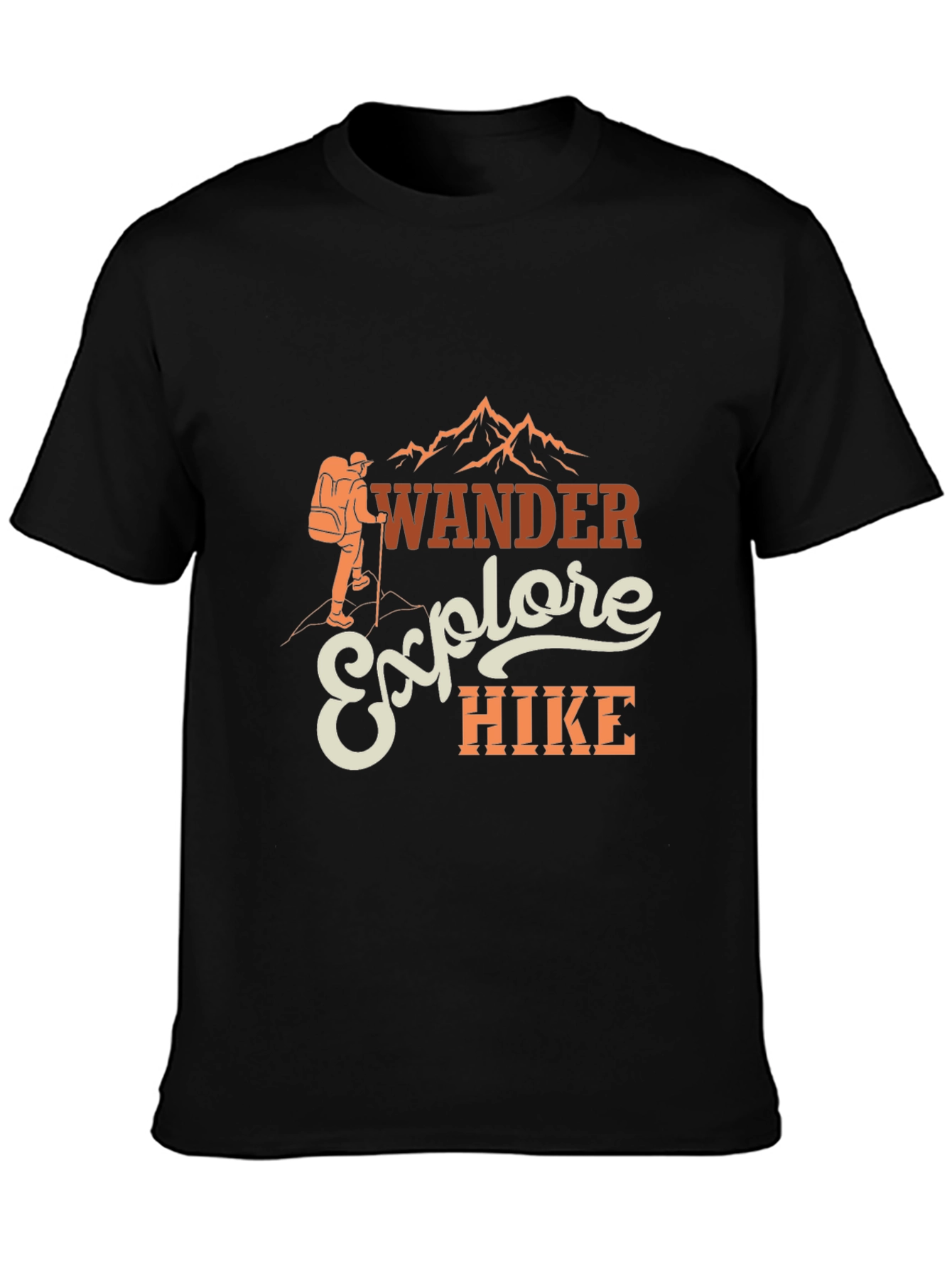Wander Explore Hike T-Shirt - Outdoor Adventure