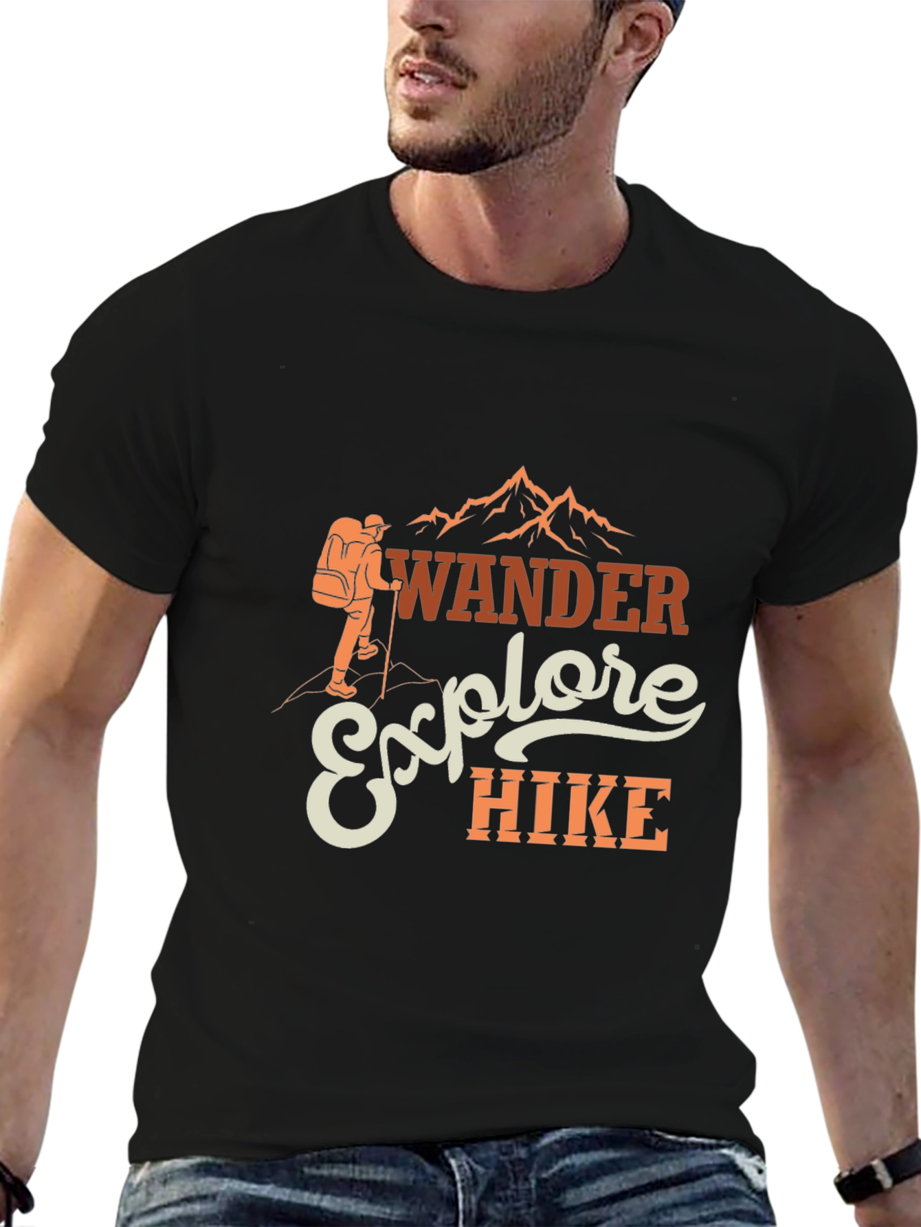 Wander Explore Hike T-Shirt - Outdoor Adventure