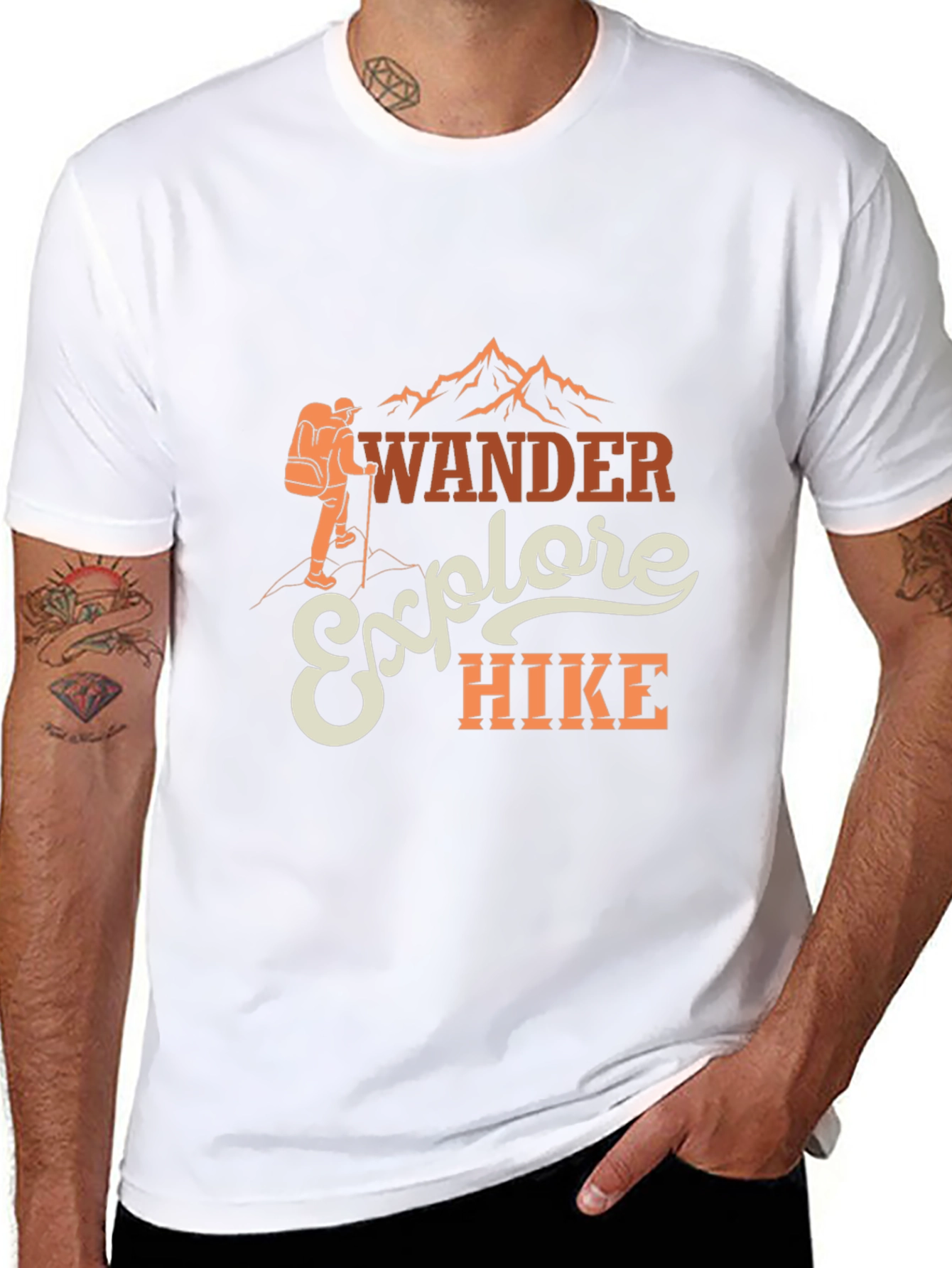Wander Explore Hike T-Shirt - Outdoor Adventure