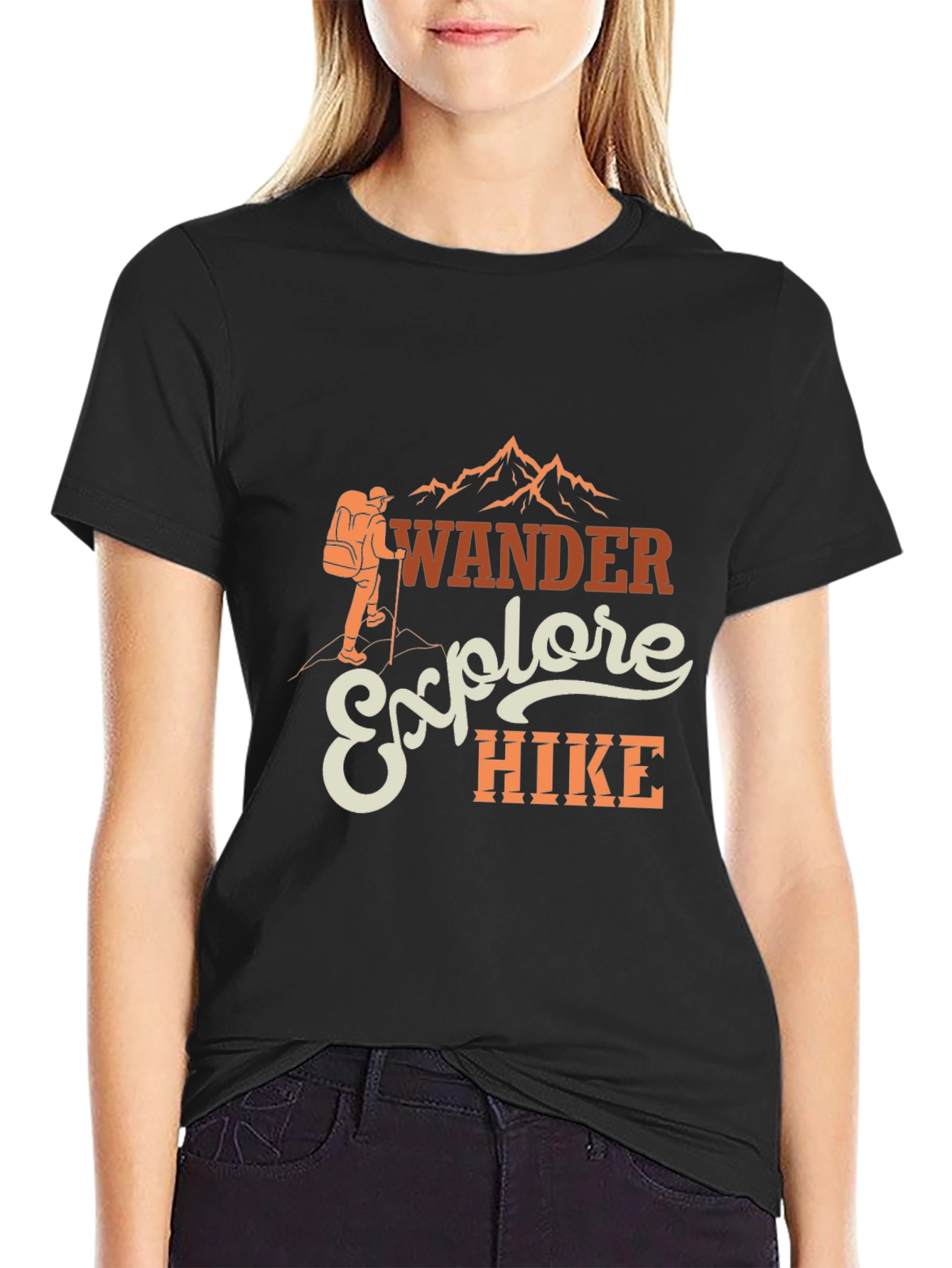 Wander Explore Hike T-Shirt - Outdoor Adventure