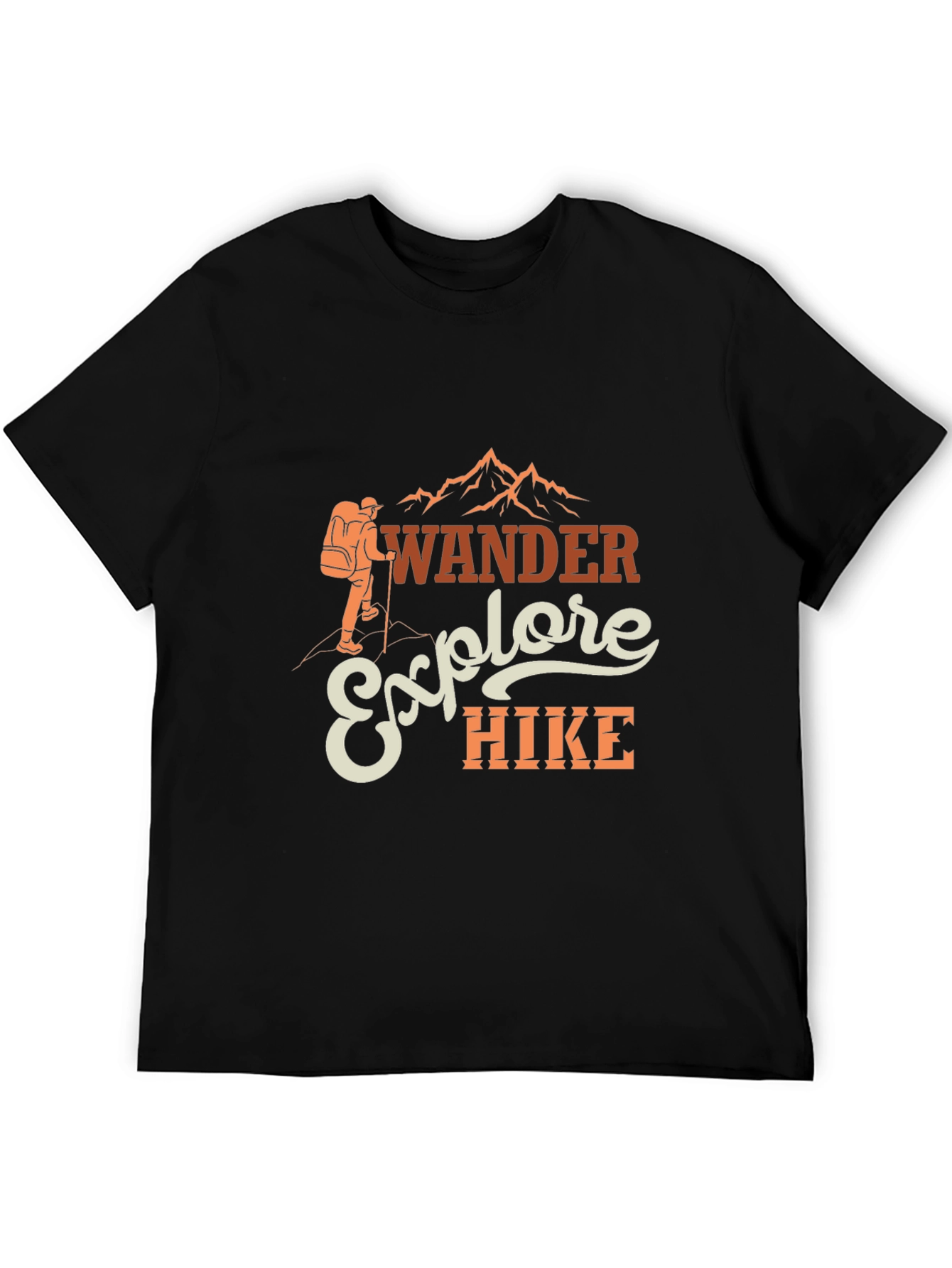 Wander Explore Hike T-Shirt - Outdoor Adventure