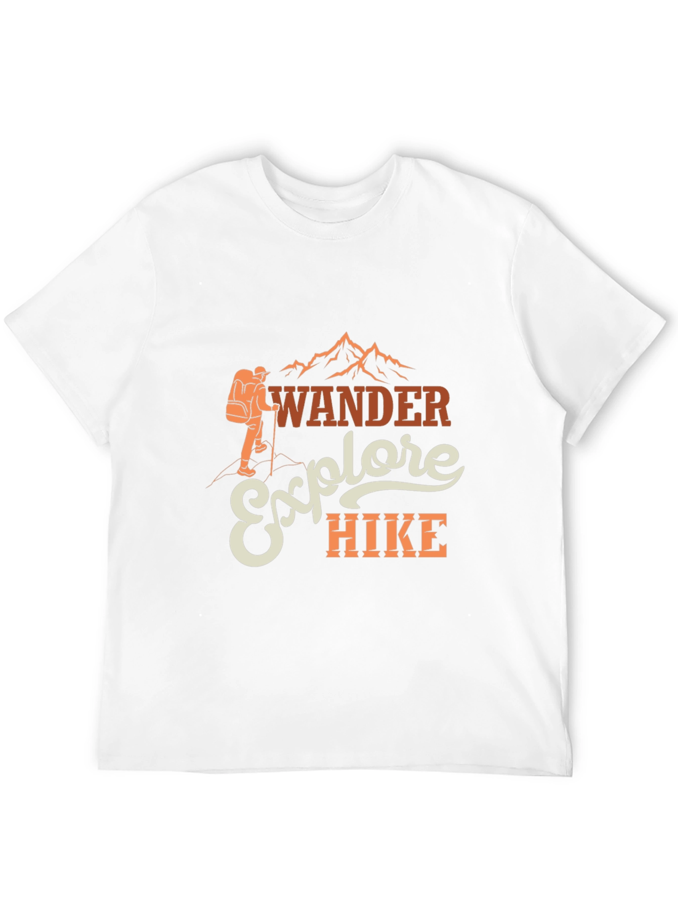 Wander Explore Hike T-Shirt - Outdoor Adventure