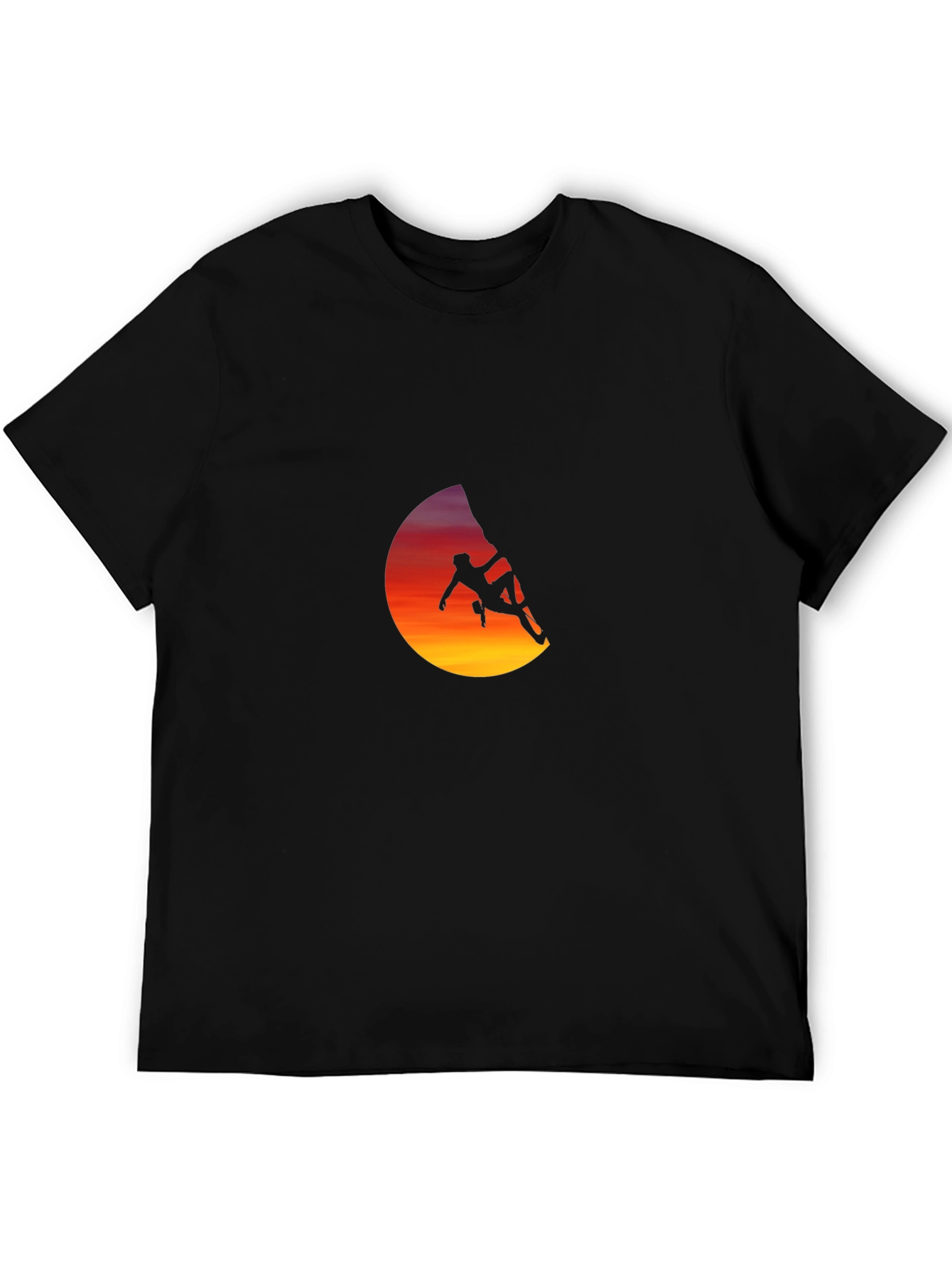 Climber Silhouette Graphic T-Shirt - Adventure Ready!