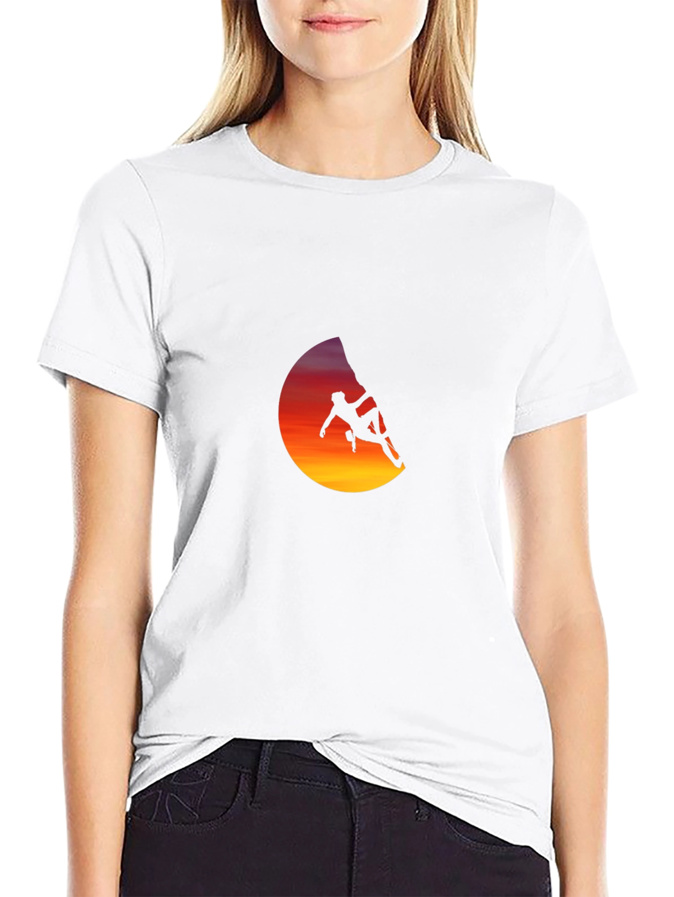 Climber Silhouette Graphic T-Shirt - Adventure Ready!
