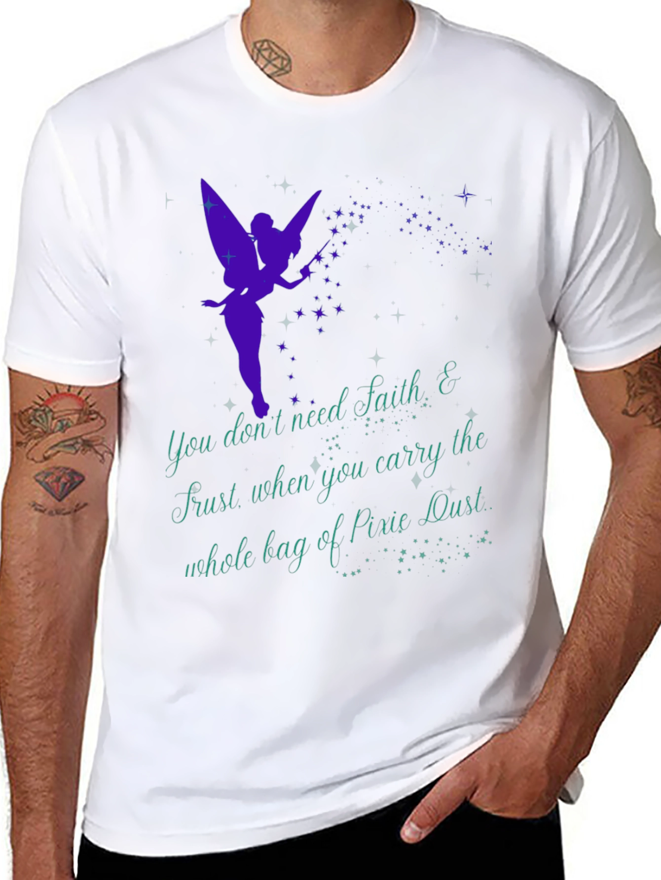 Fairy Dust Graphic Tee - Faith and Trust T-Shirt