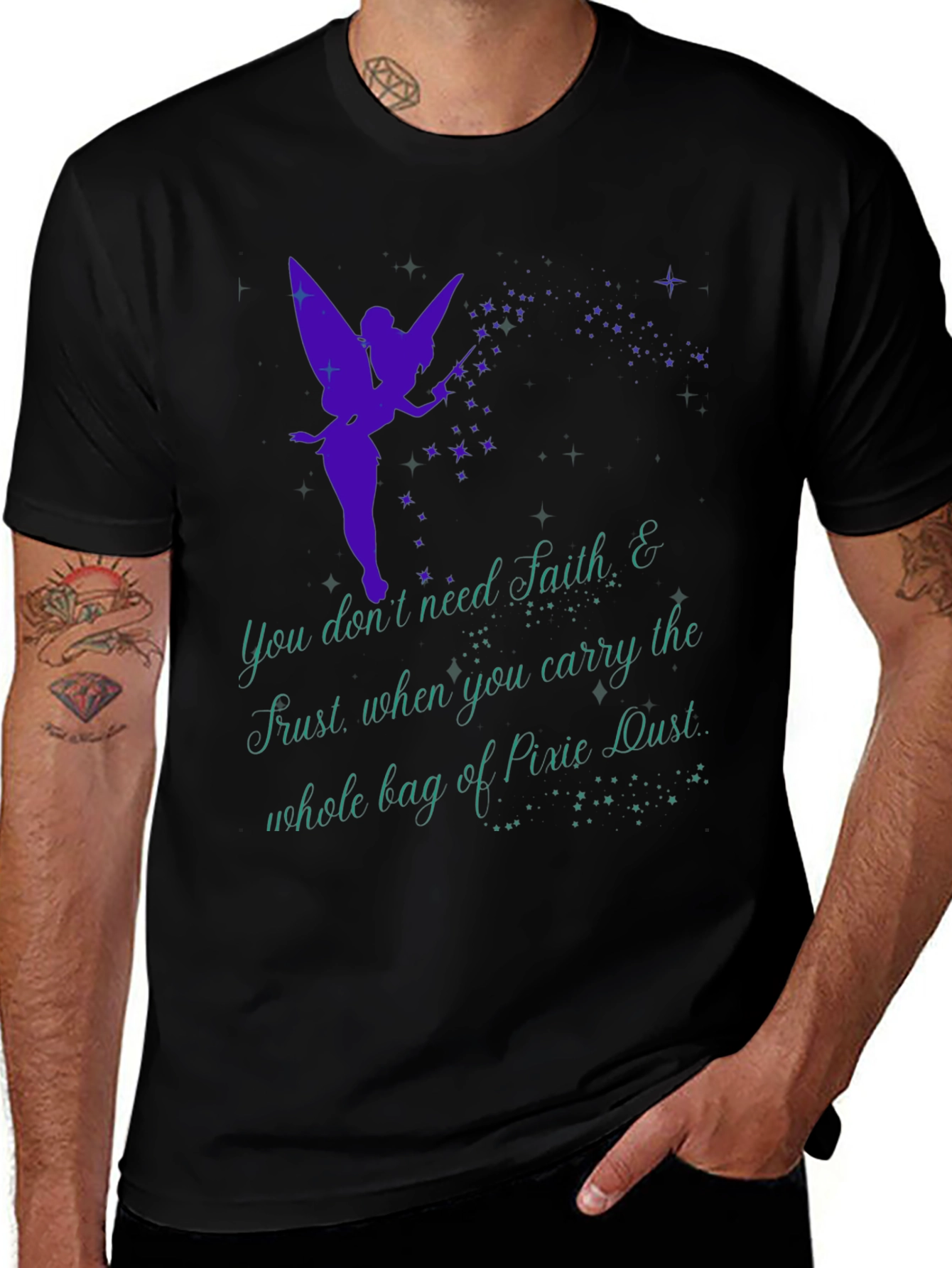 Fairy Dust Graphic Tee - Faith and Trust T-Shirt