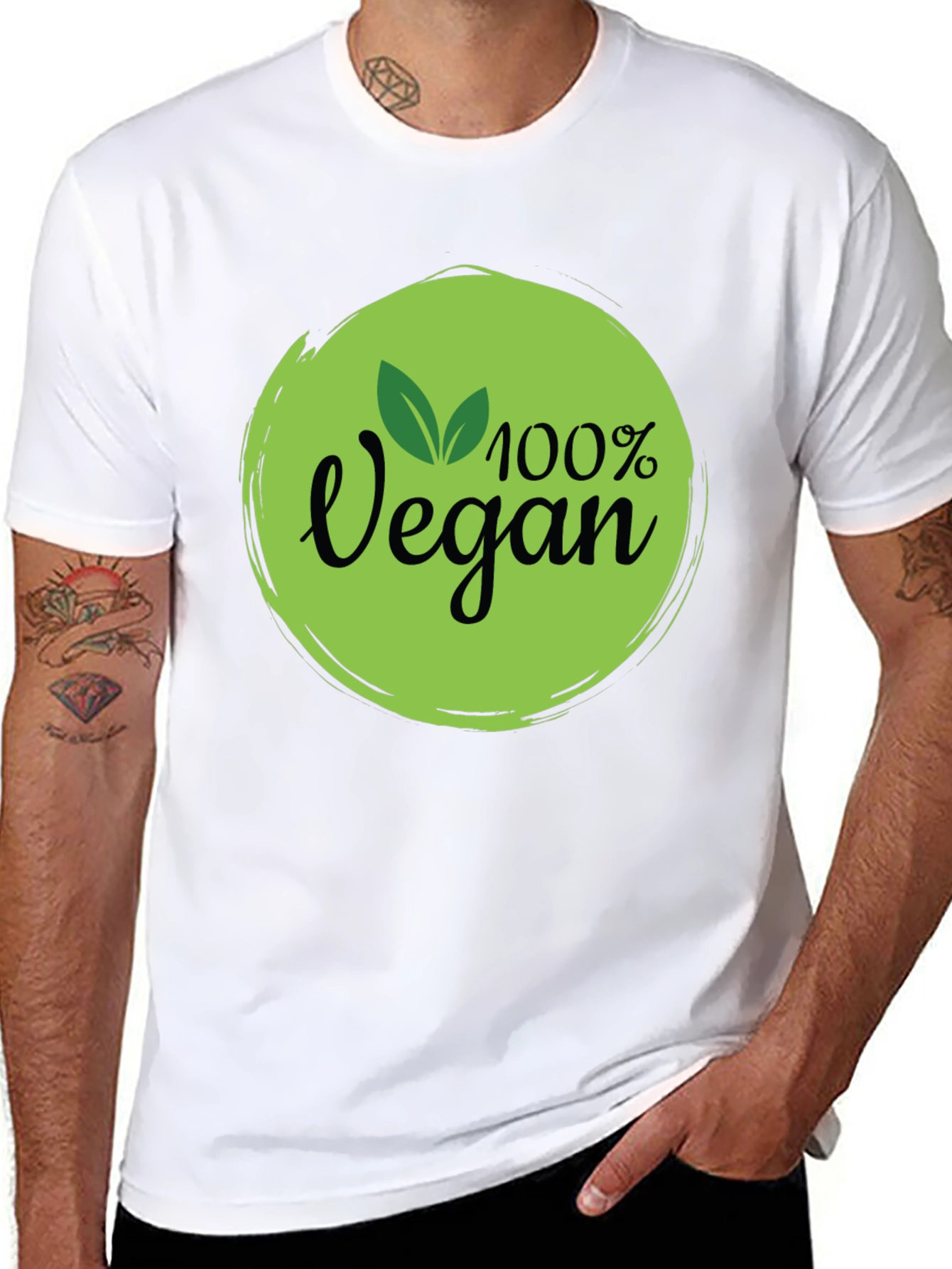 100% Vegan Graphic T-Shirt