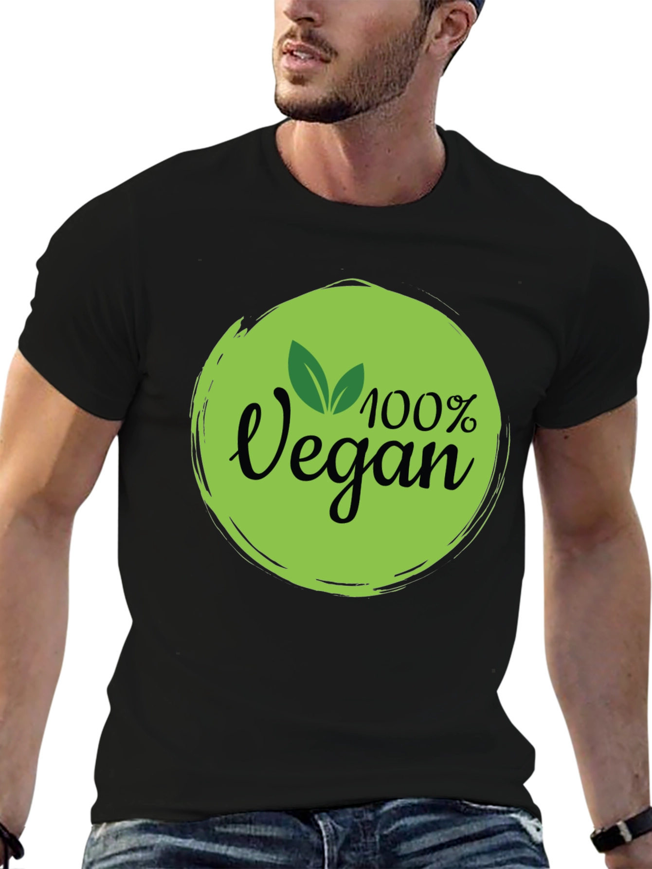 100% Vegan Graphic T-Shirt
