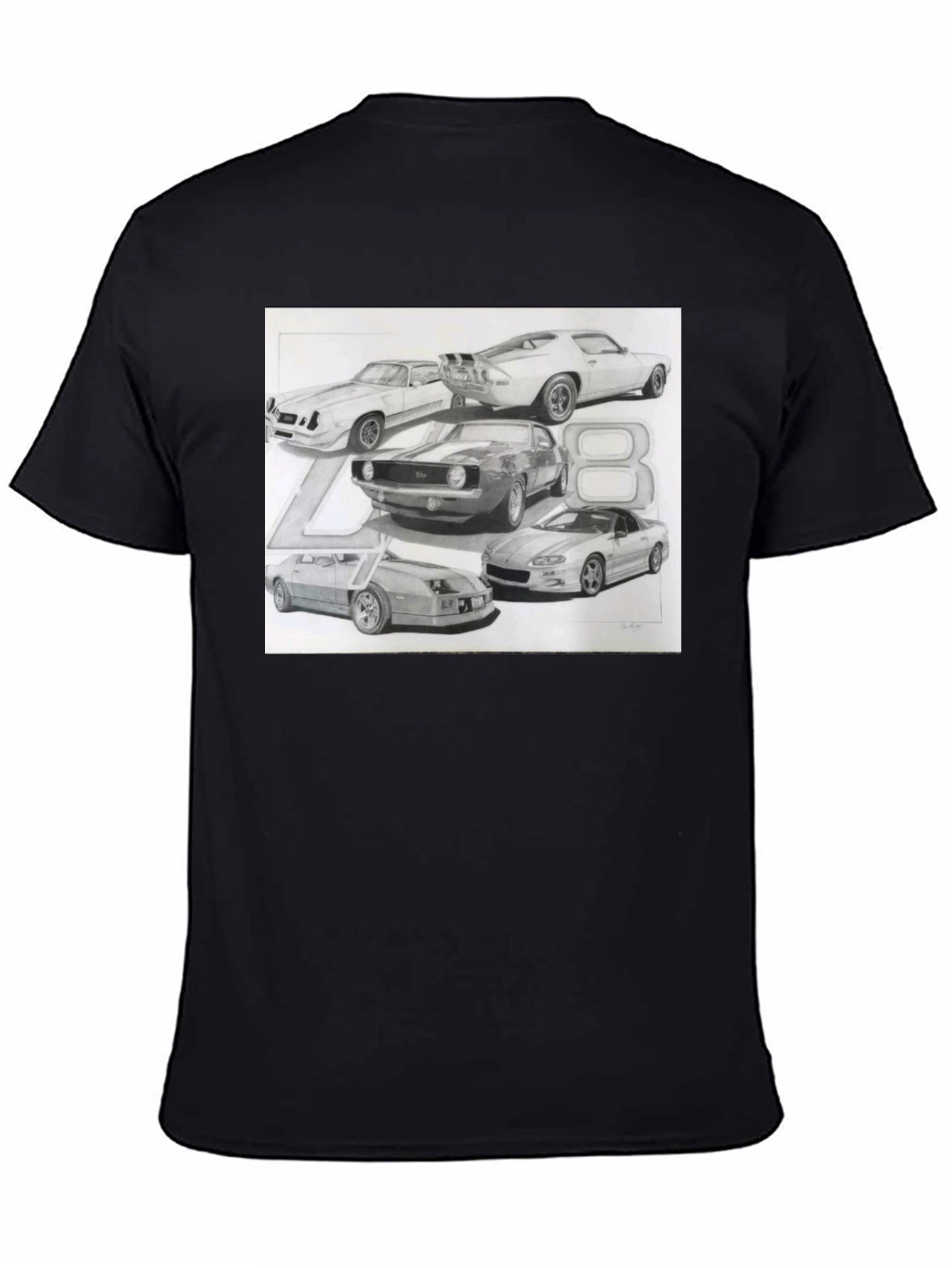 Camaro Generations T-Shirt - Iconic Car Design