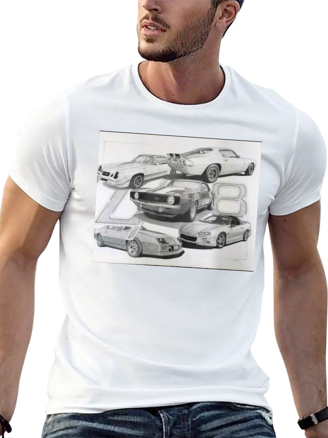 Camaro Generations T-Shirt - Iconic Car Design