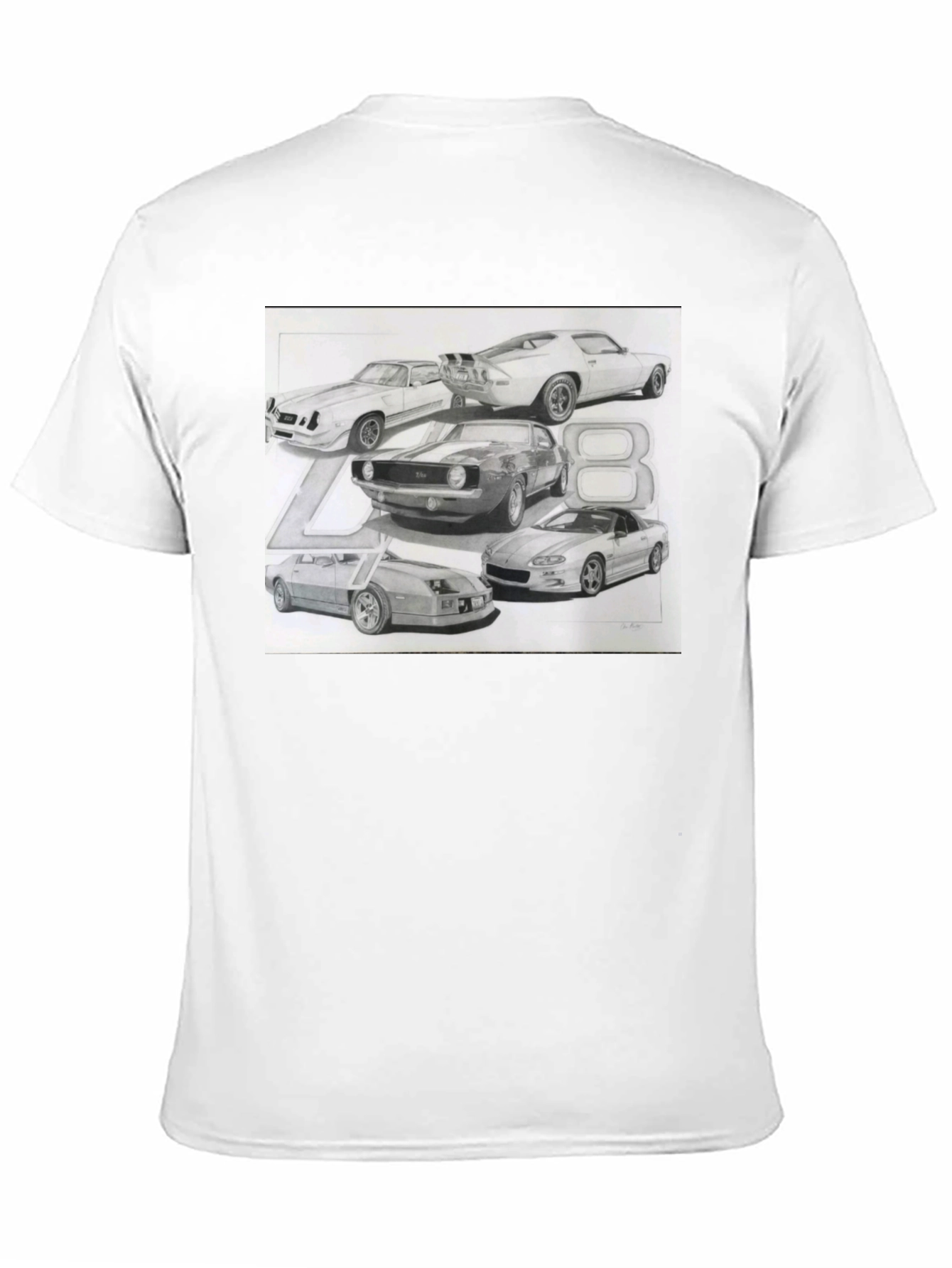Camaro Generations T-Shirt - Iconic Car Design