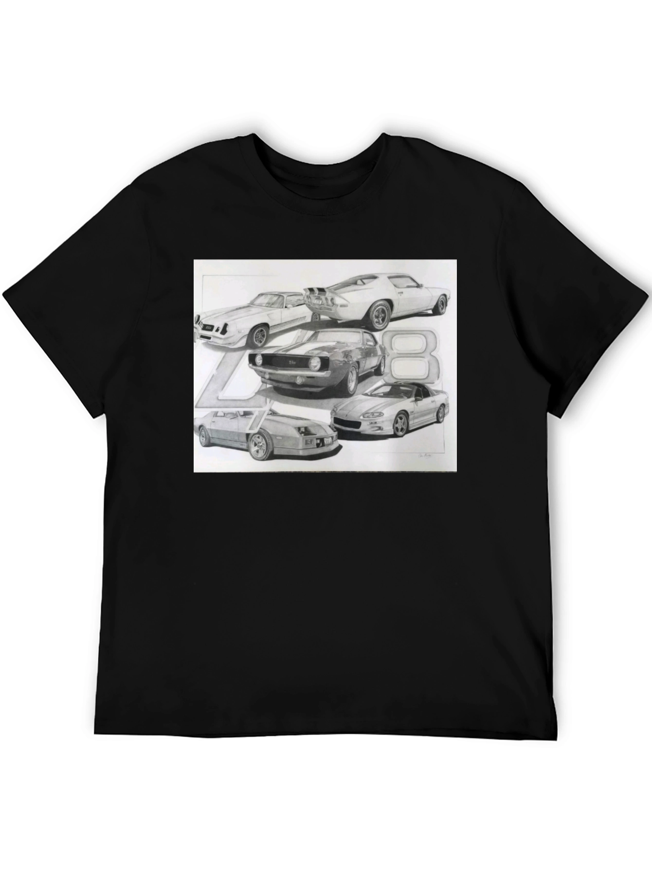 Camaro Generations T-Shirt - Iconic Car Design