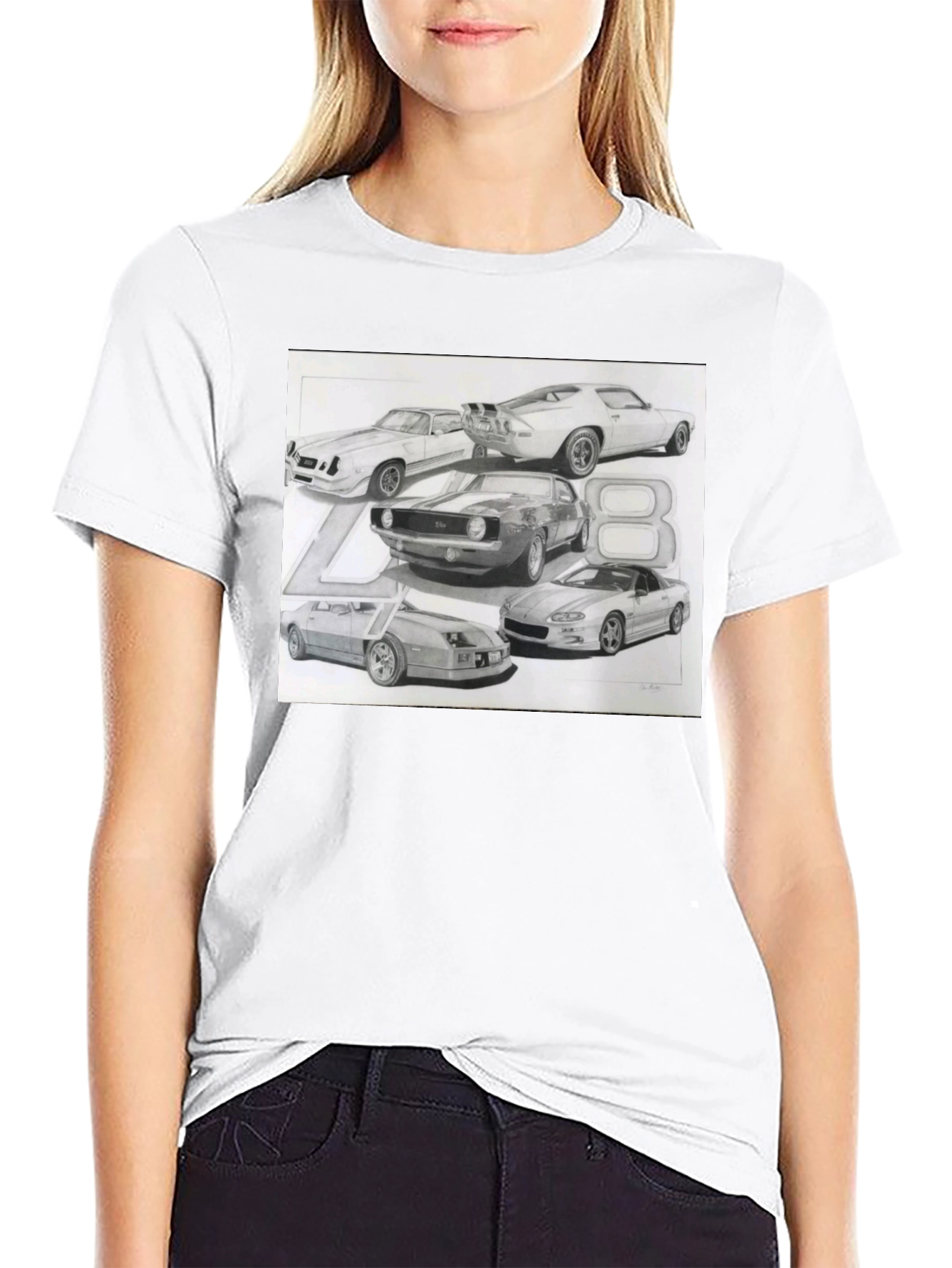 Camaro Generations T-Shirt - Iconic Car Design