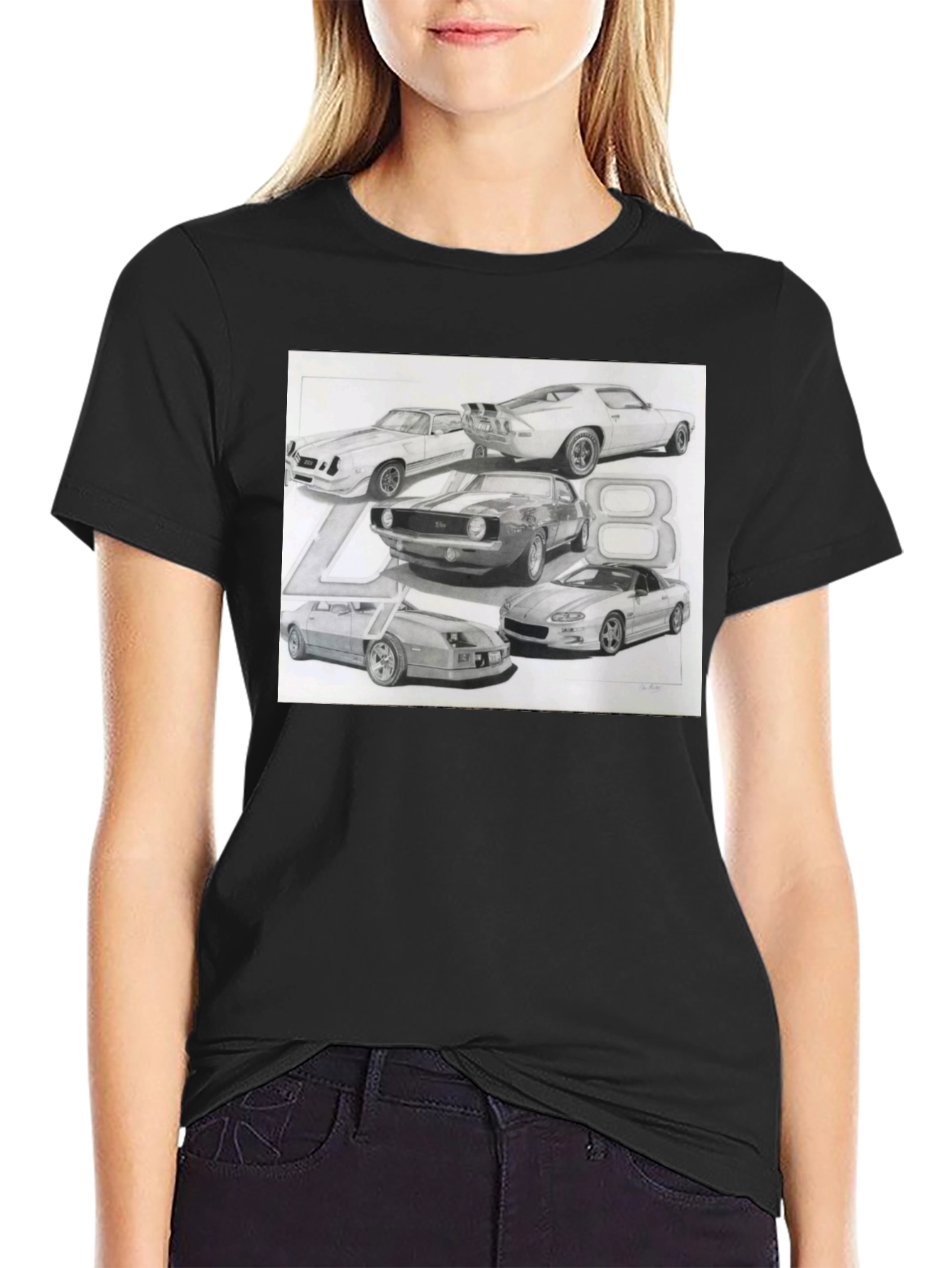 Camaro Generations T-Shirt - Iconic Car Design