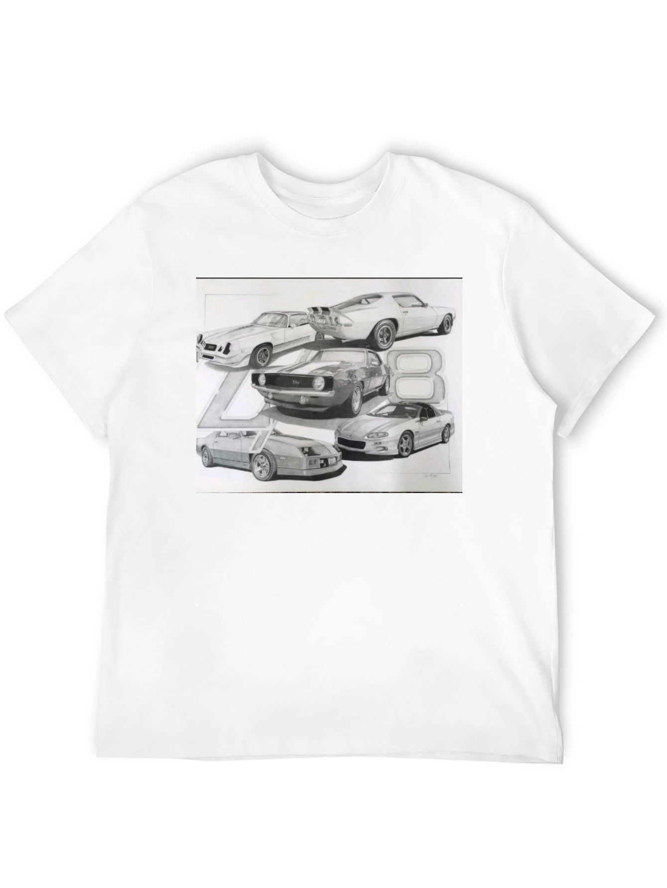 Camaro Generations T-Shirt - Iconic Car Design