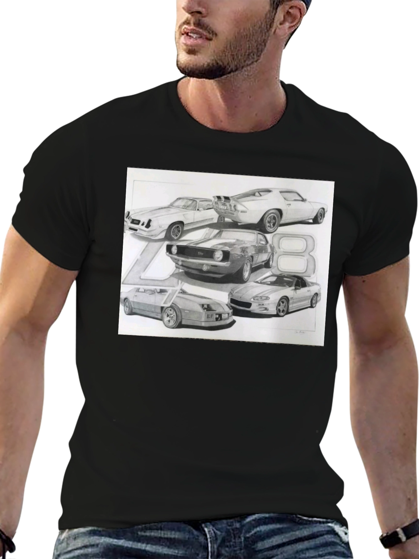 Camaro Generations T-Shirt - Iconic Car Design