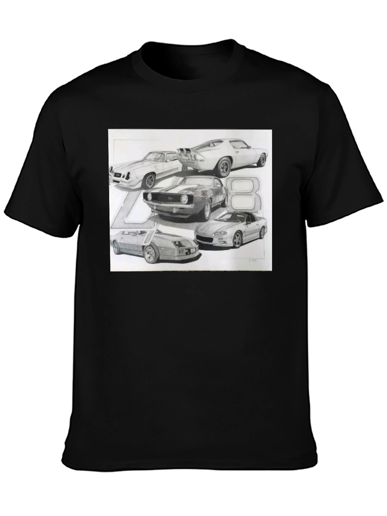 Camaro Generations T-Shirt - Iconic Car Design