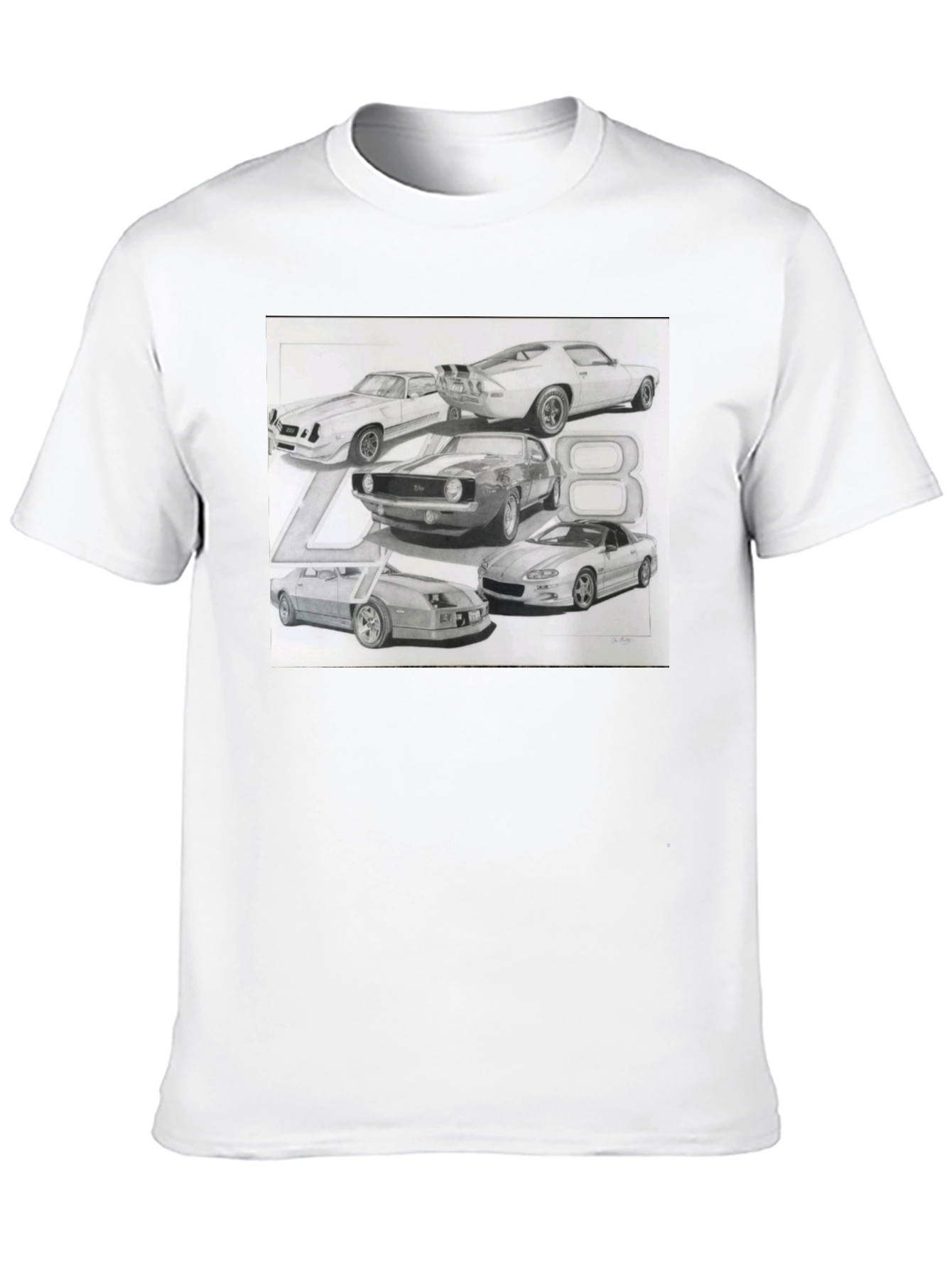 Camaro Generations T-Shirt - Iconic Car Design