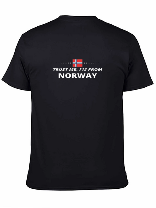 Trust Me Im From Norway Black T-Shirt