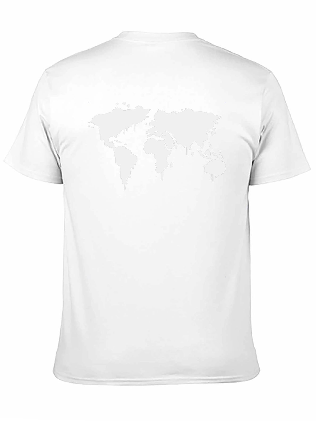 World Map Graphic Tee - Black