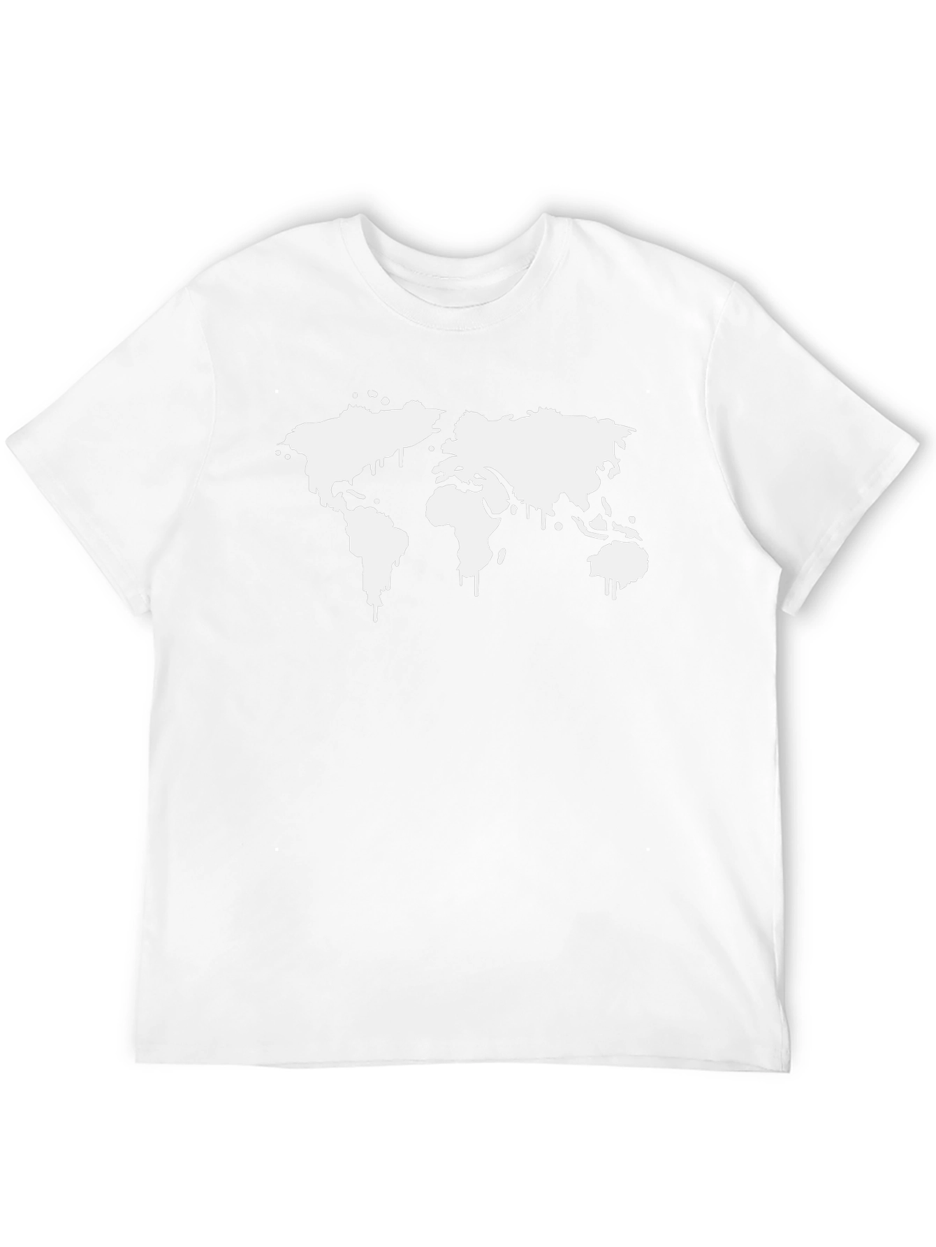 World Map Graphic Tee - Black