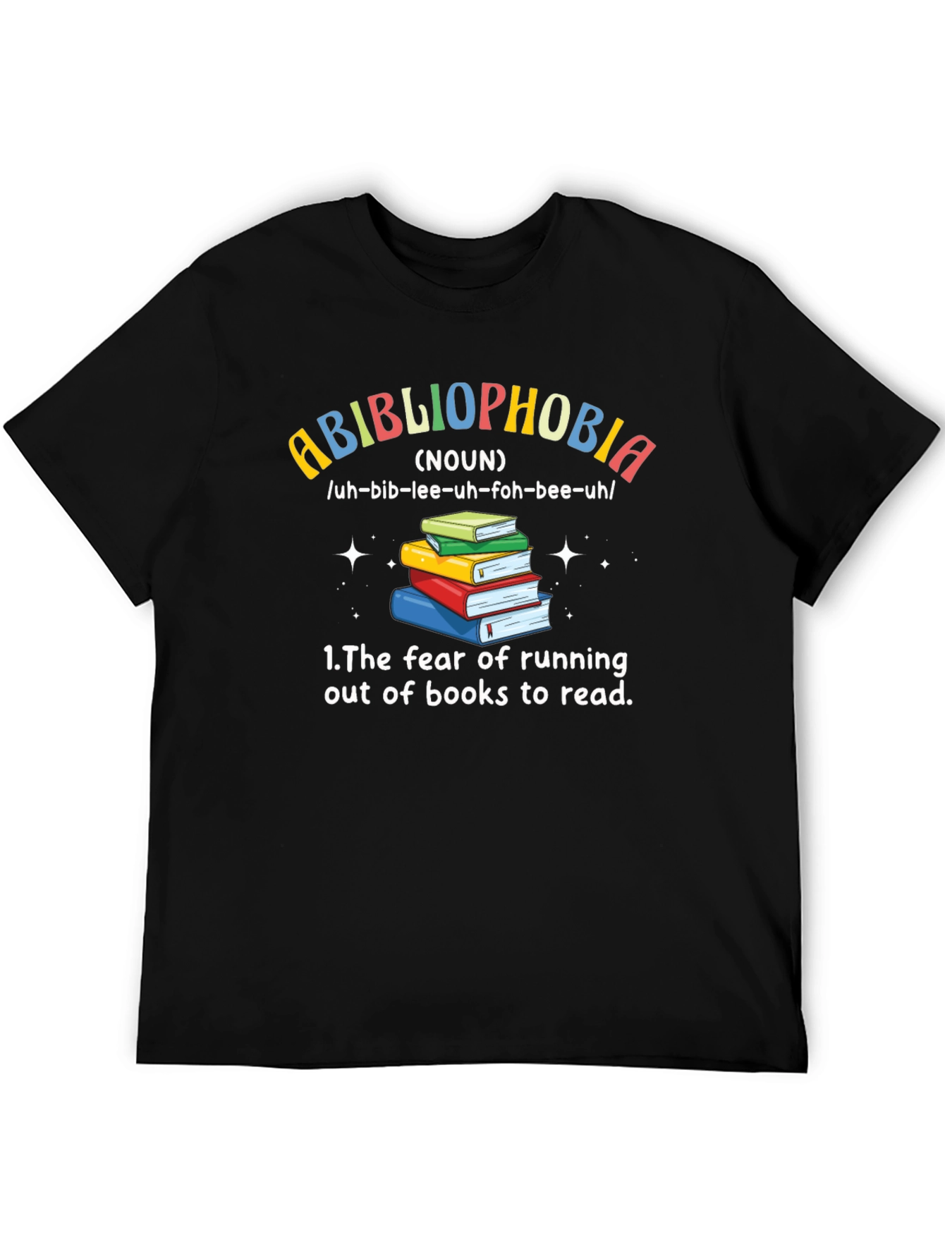 Bibliophobia T-Shirt - Book Lover Gift