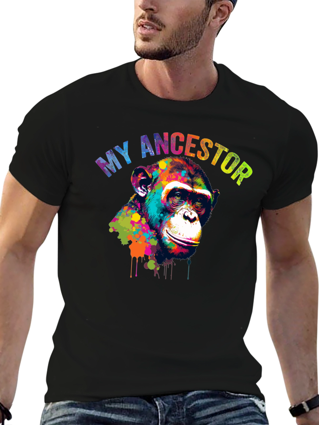 My Ancestor Monkey Graphic T-Shirt