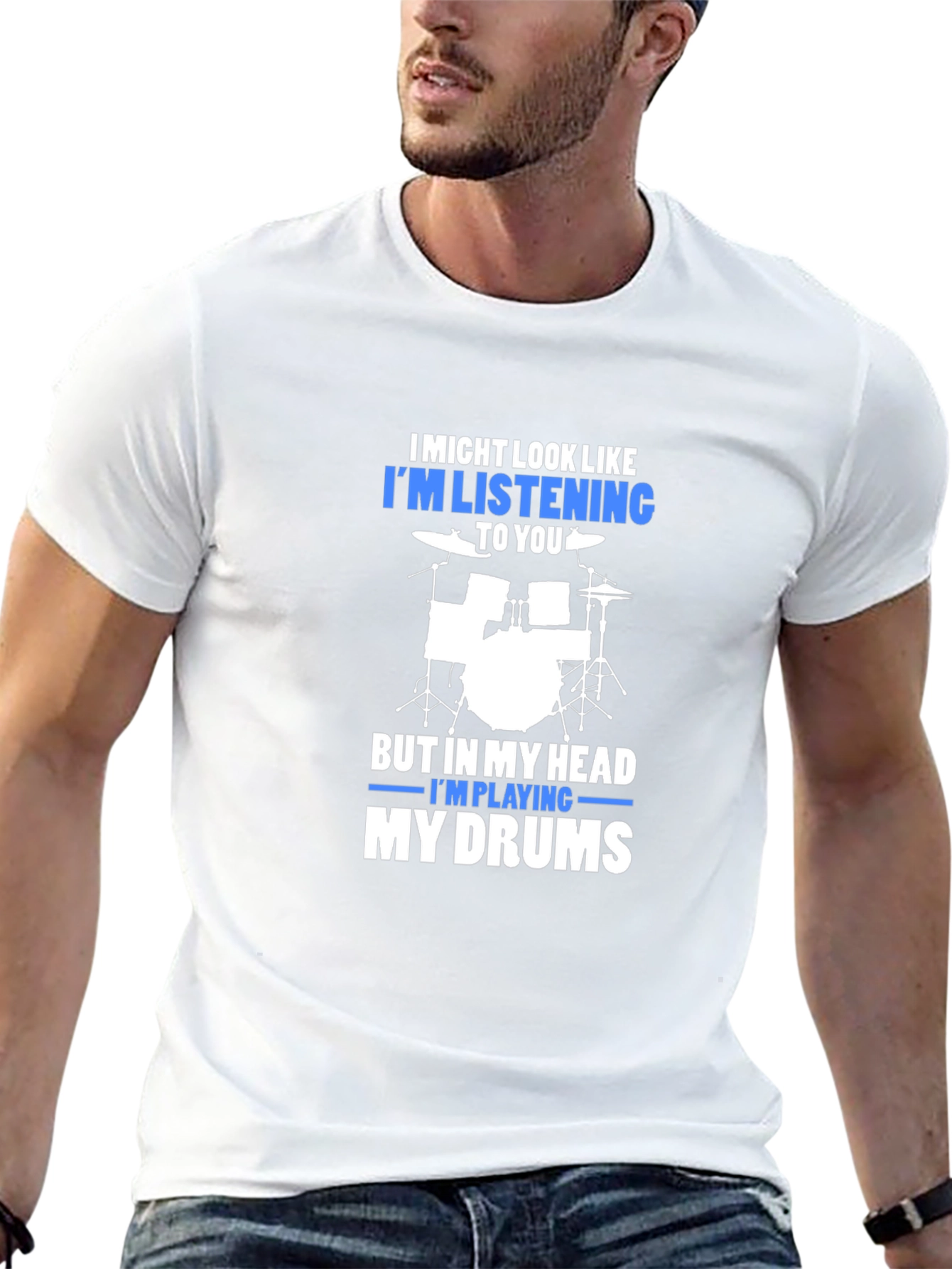 Drummer T-Shirt: Im Playing My Drums