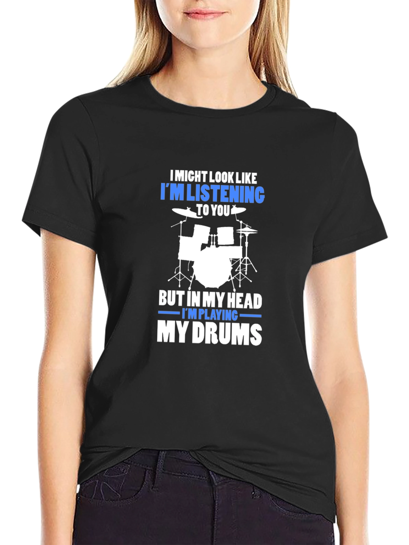 Drummer T-Shirt: Im Playing My Drums