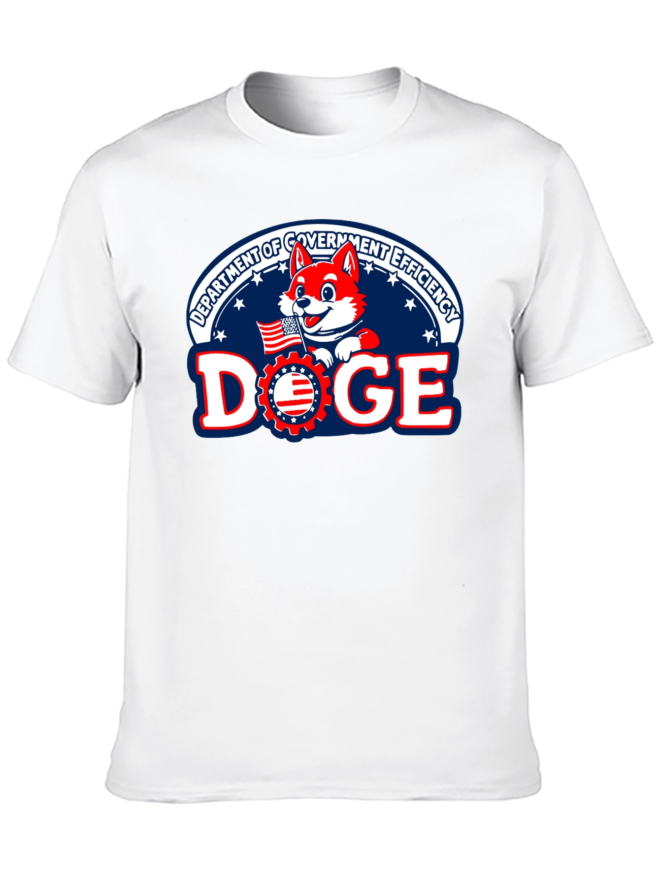 DOGE Department Government Efficiency Black T-Shirt