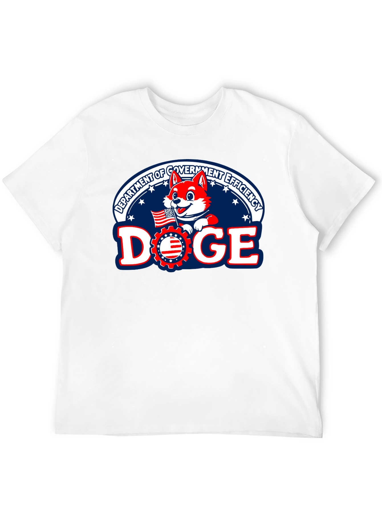 DOGE Department Government Efficiency Black T-Shirt