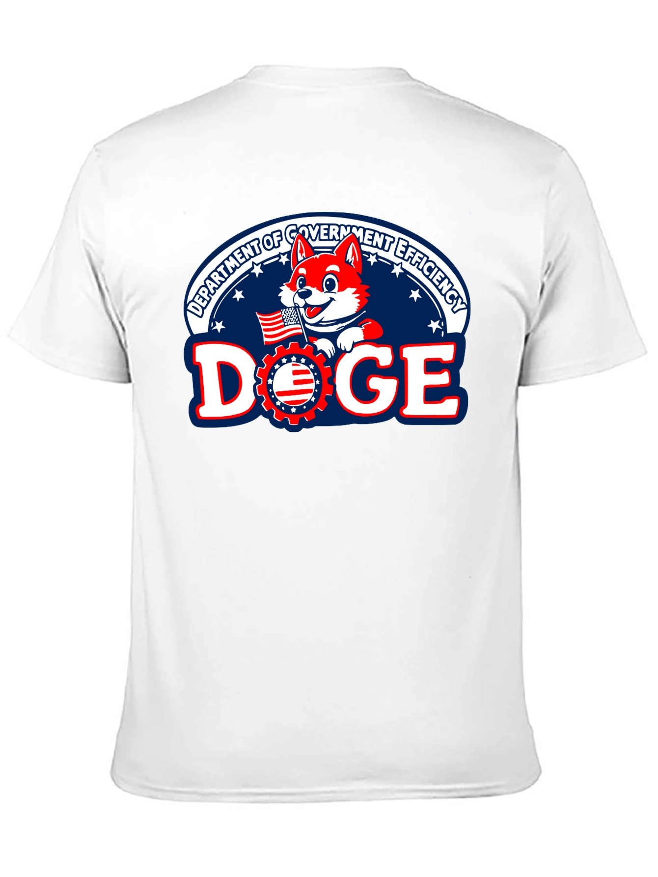 DOGE Department Government Efficiency Black T-Shirt