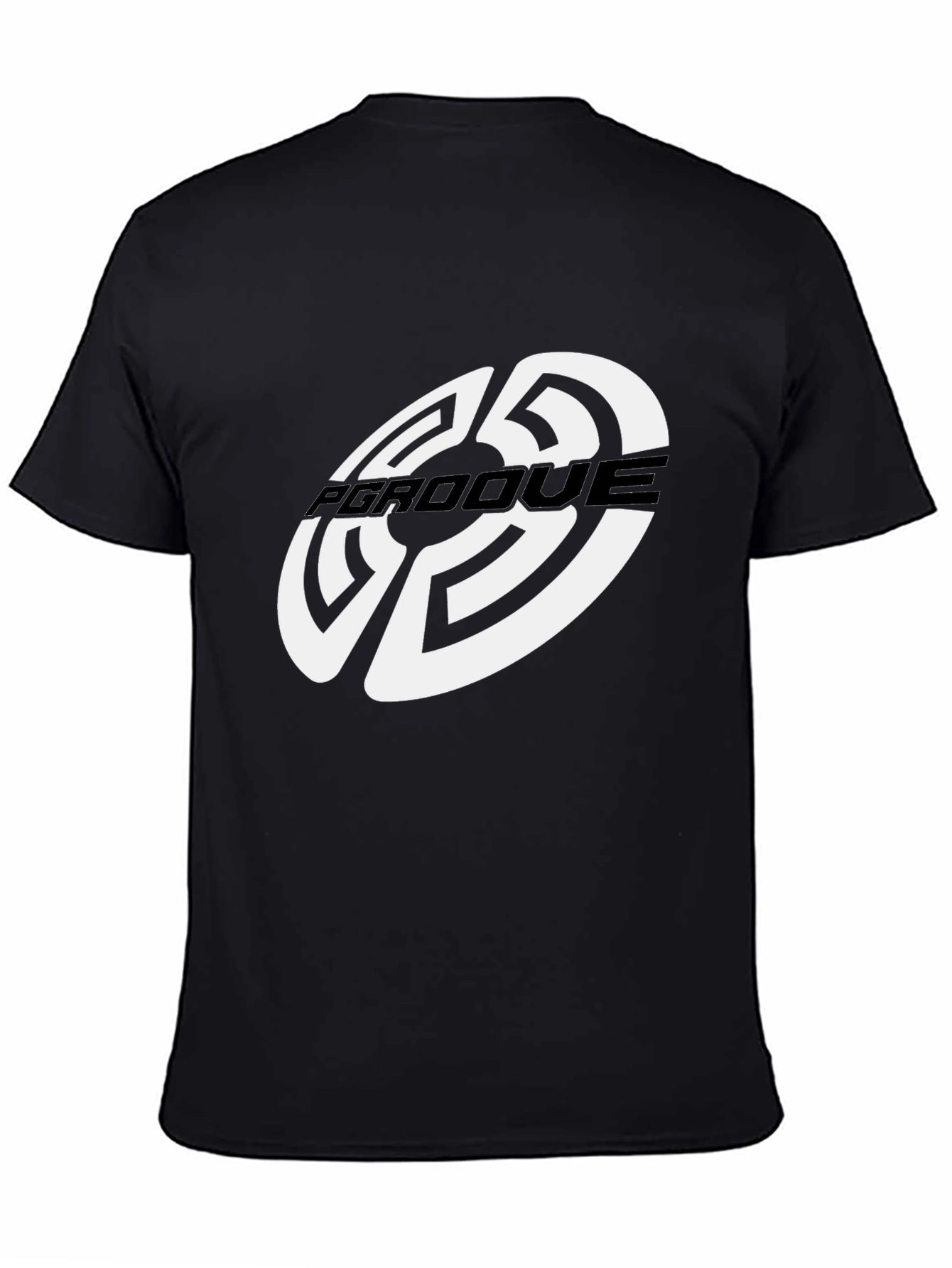 Groove Graphic Black T-Shirt - Modern Design