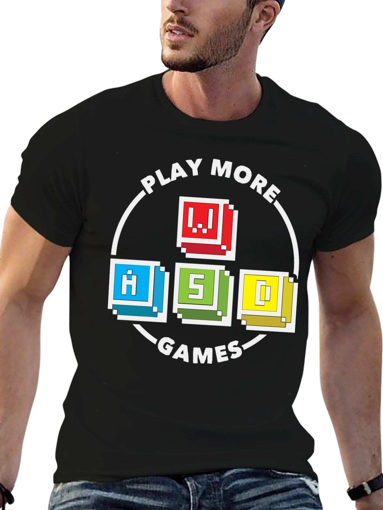 Play More Games Graphic Tee