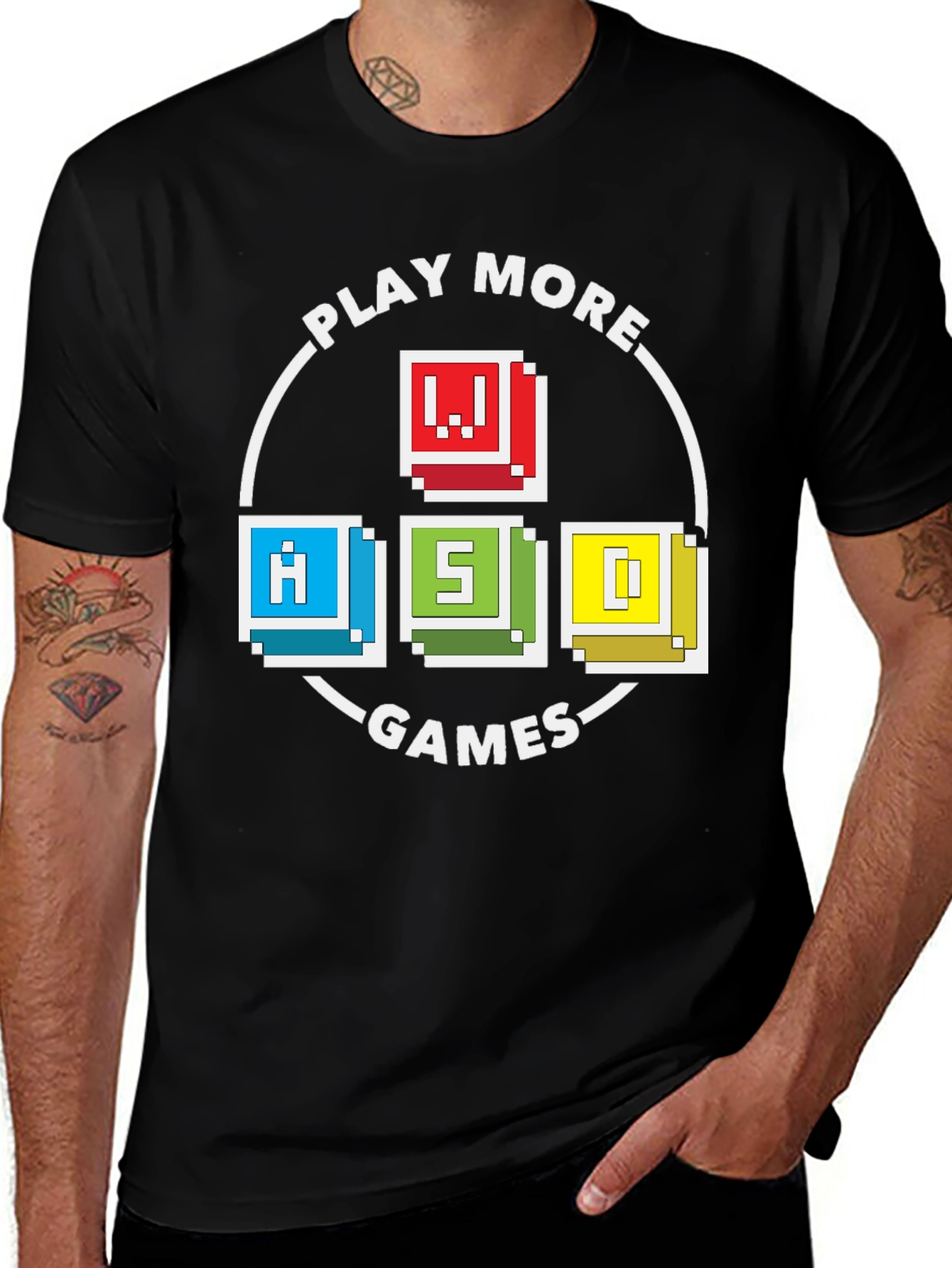 Play More Games Graphic Tee