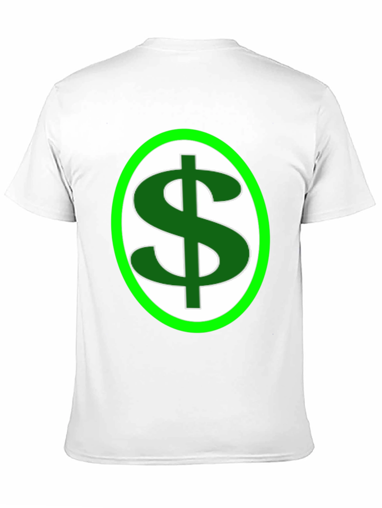 Dollar Sign Graphic Tee - Black