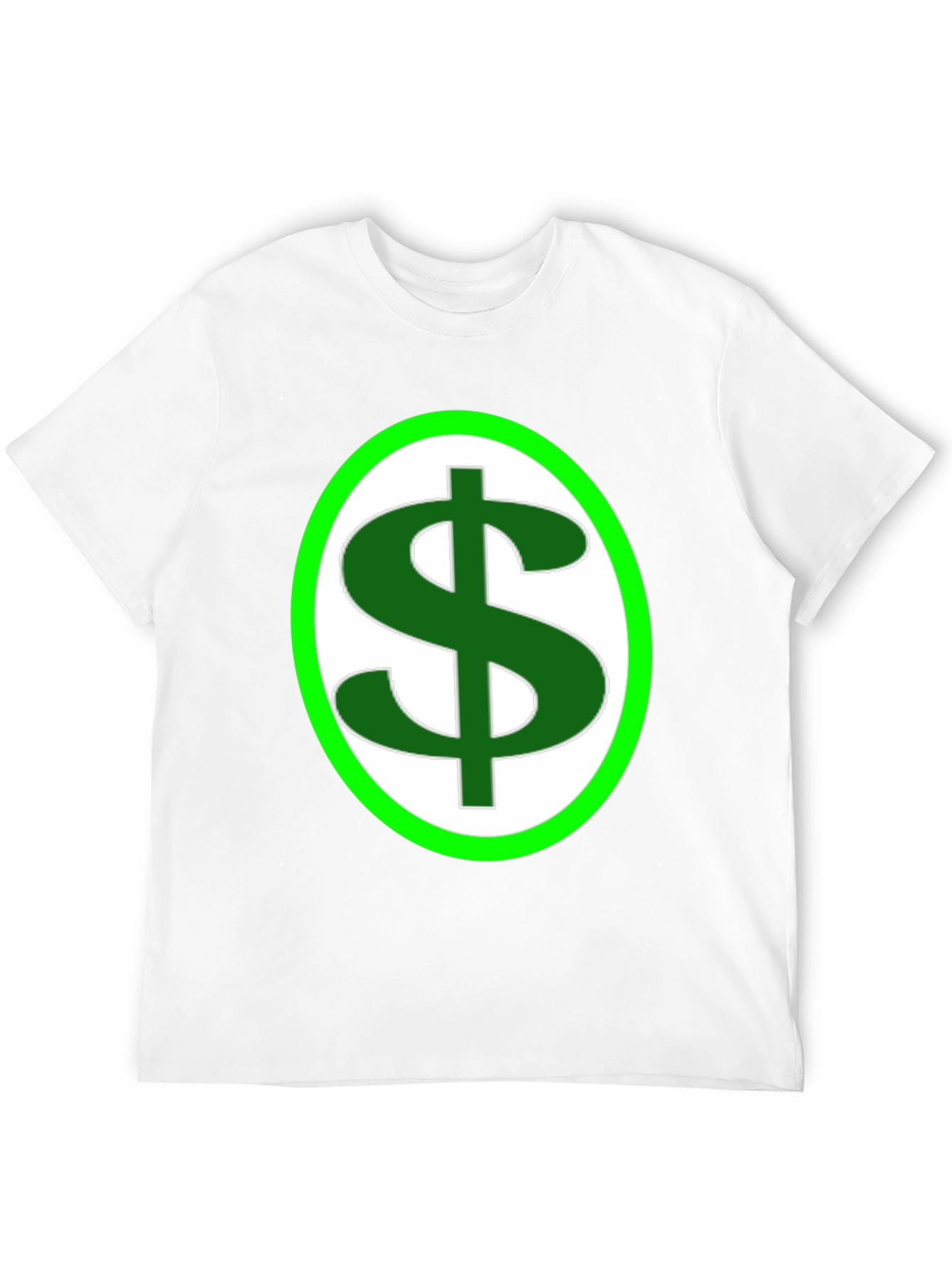 Dollar Sign Graphic Tee - Black