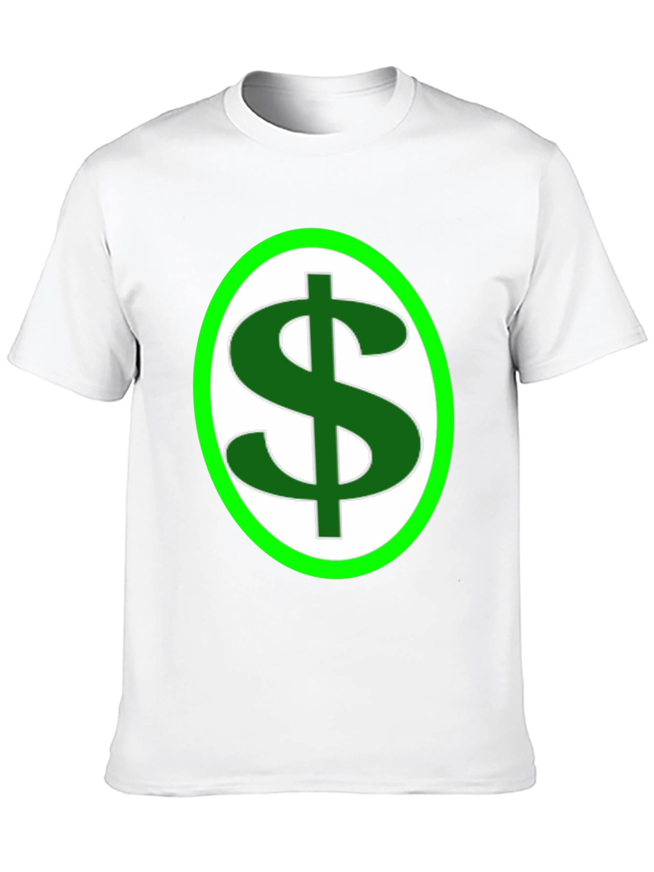 Dollar Sign Graphic Tee - Black