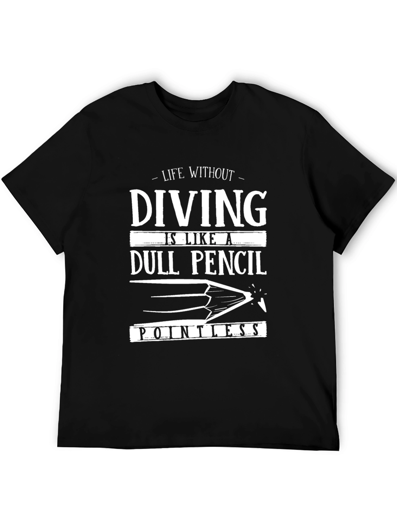 Diving Dull Pencil Graphic Tee