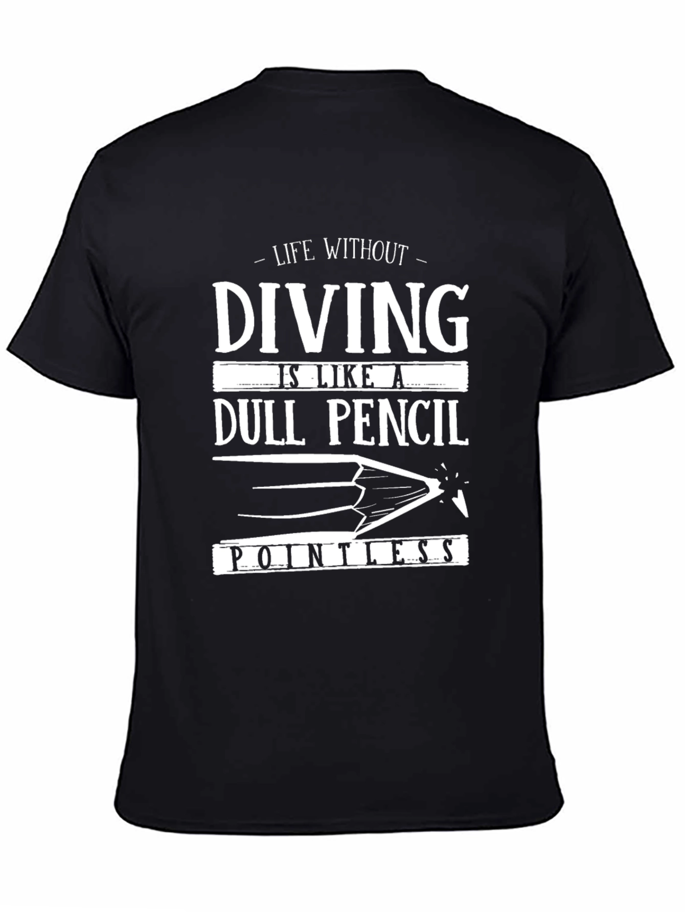 Diving Dull Pencil Graphic Tee