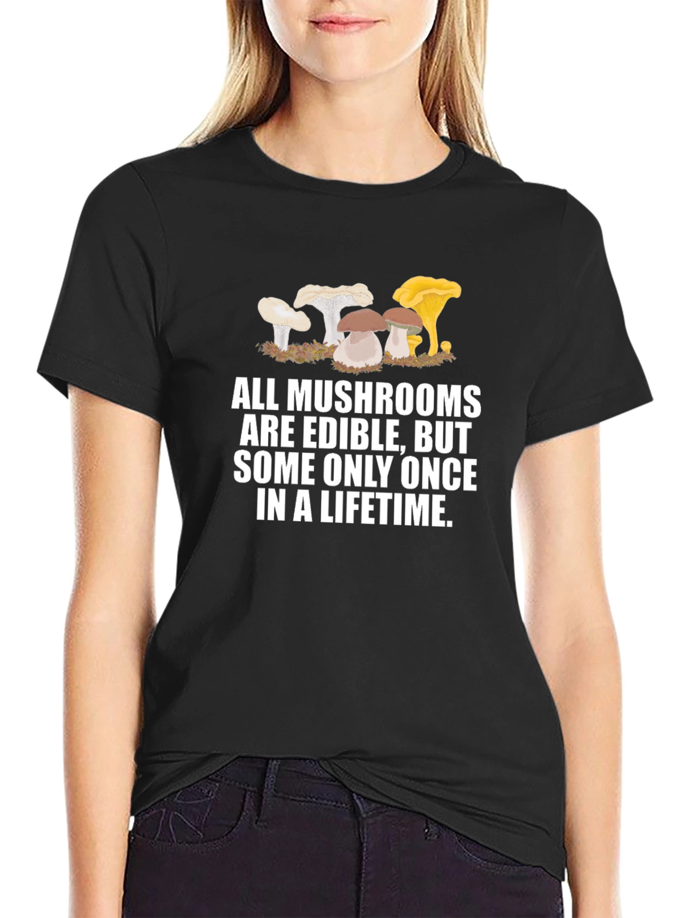 Edible Mushroom T-Shirt - Funny Graphic Tee