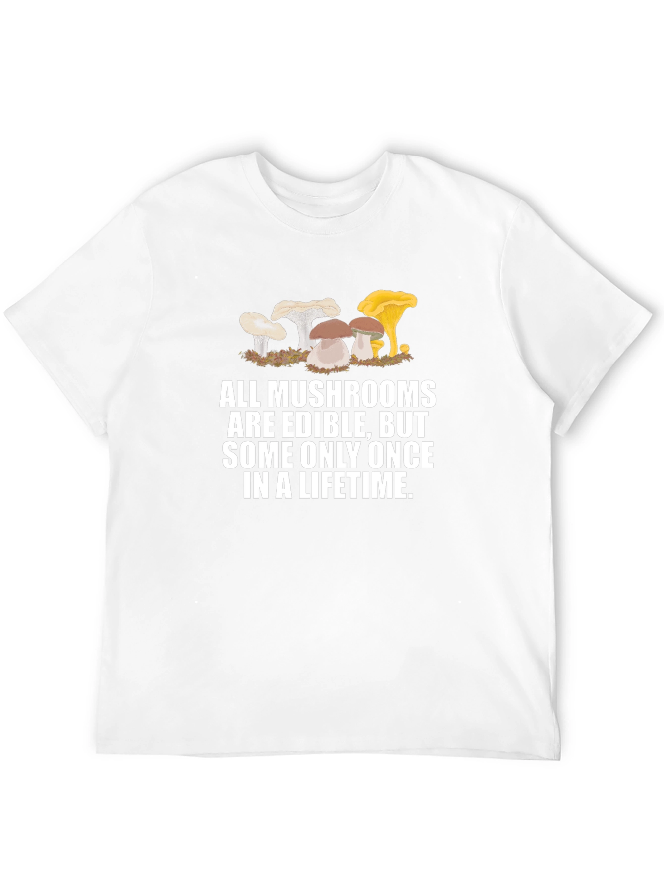 Edible Mushroom T-Shirt - Funny Graphic Tee